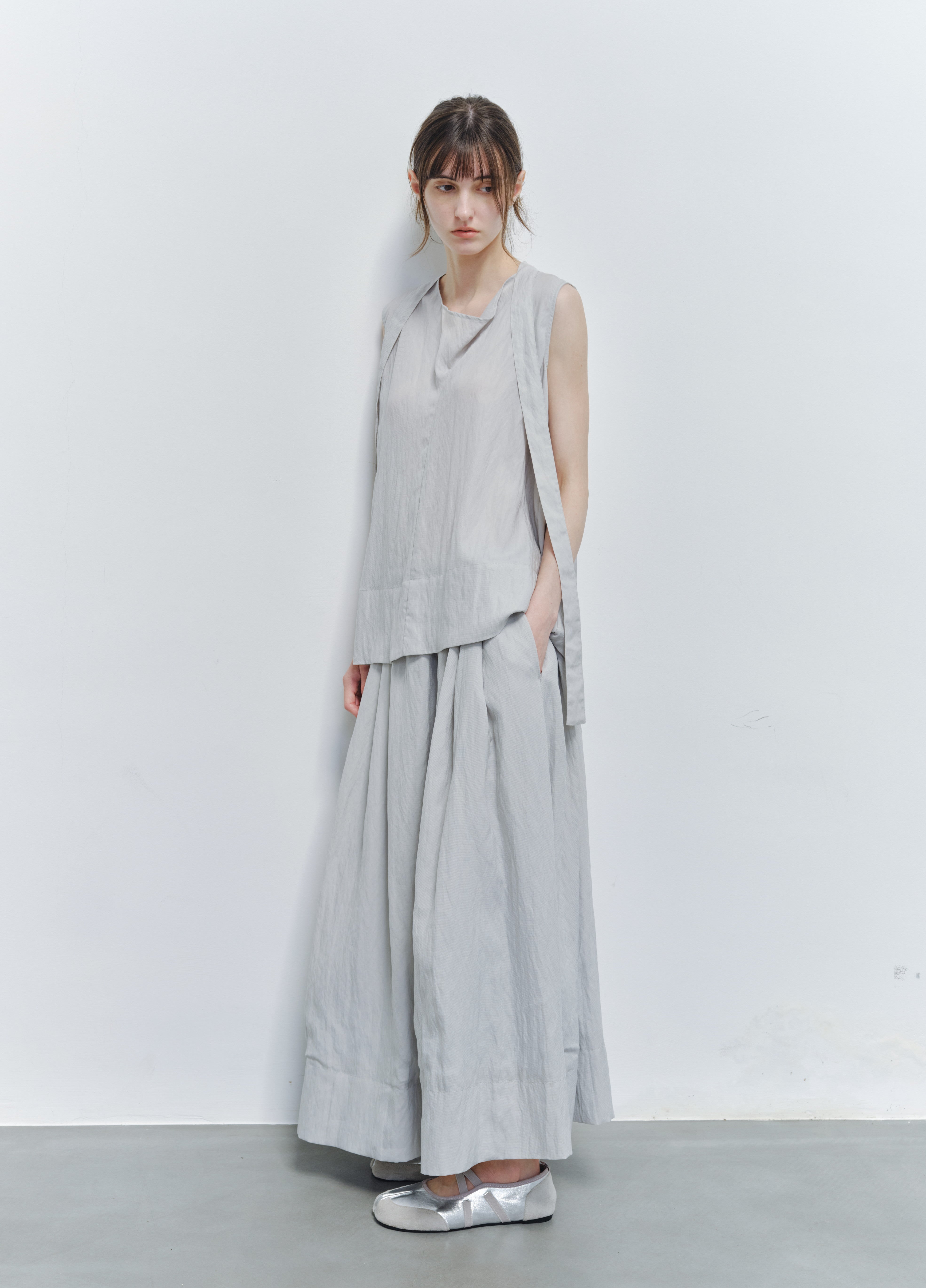 DRY CRINKLE SMOOTH BLOUSE