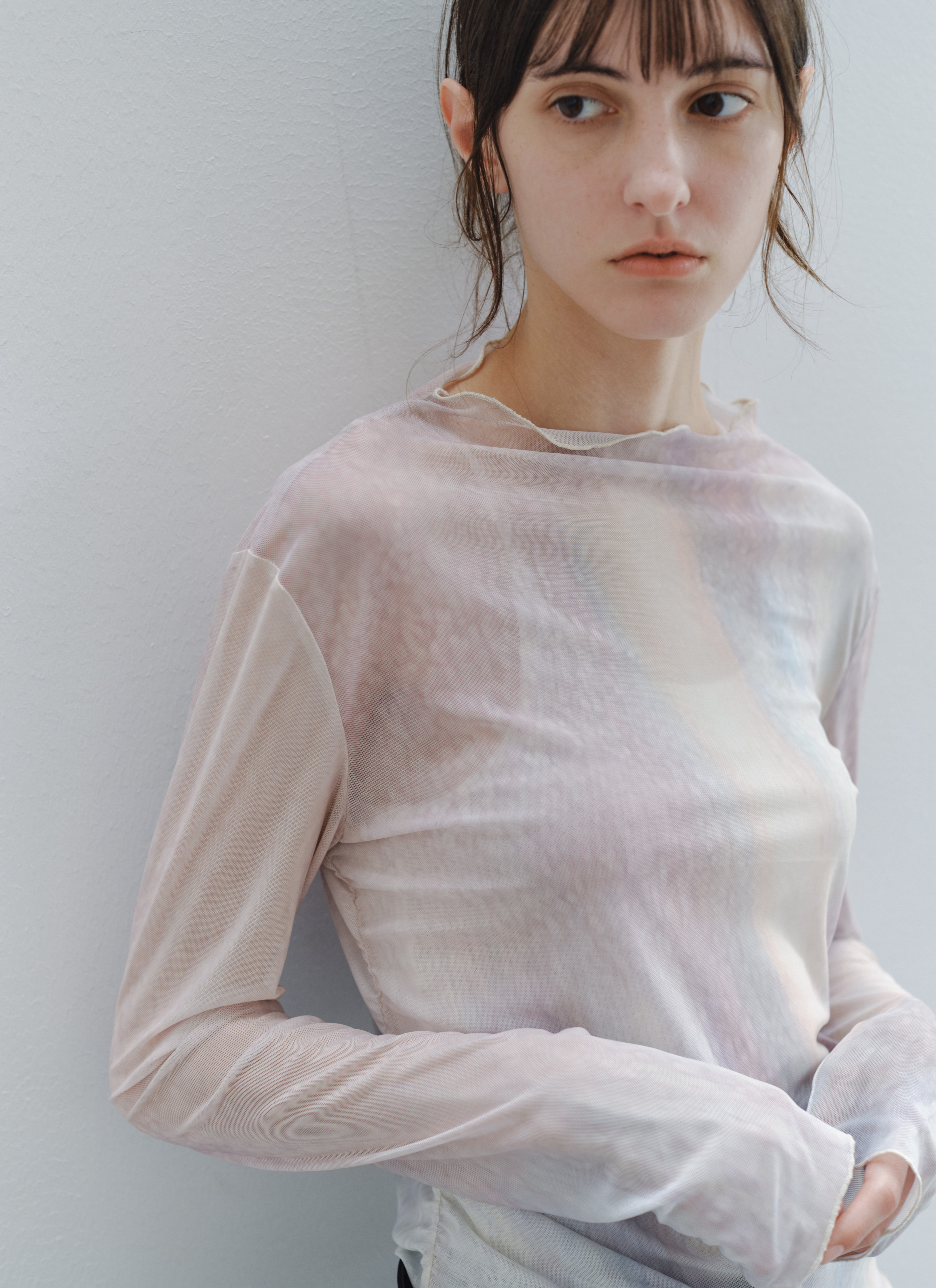 GLOW TIE SHEER TOP