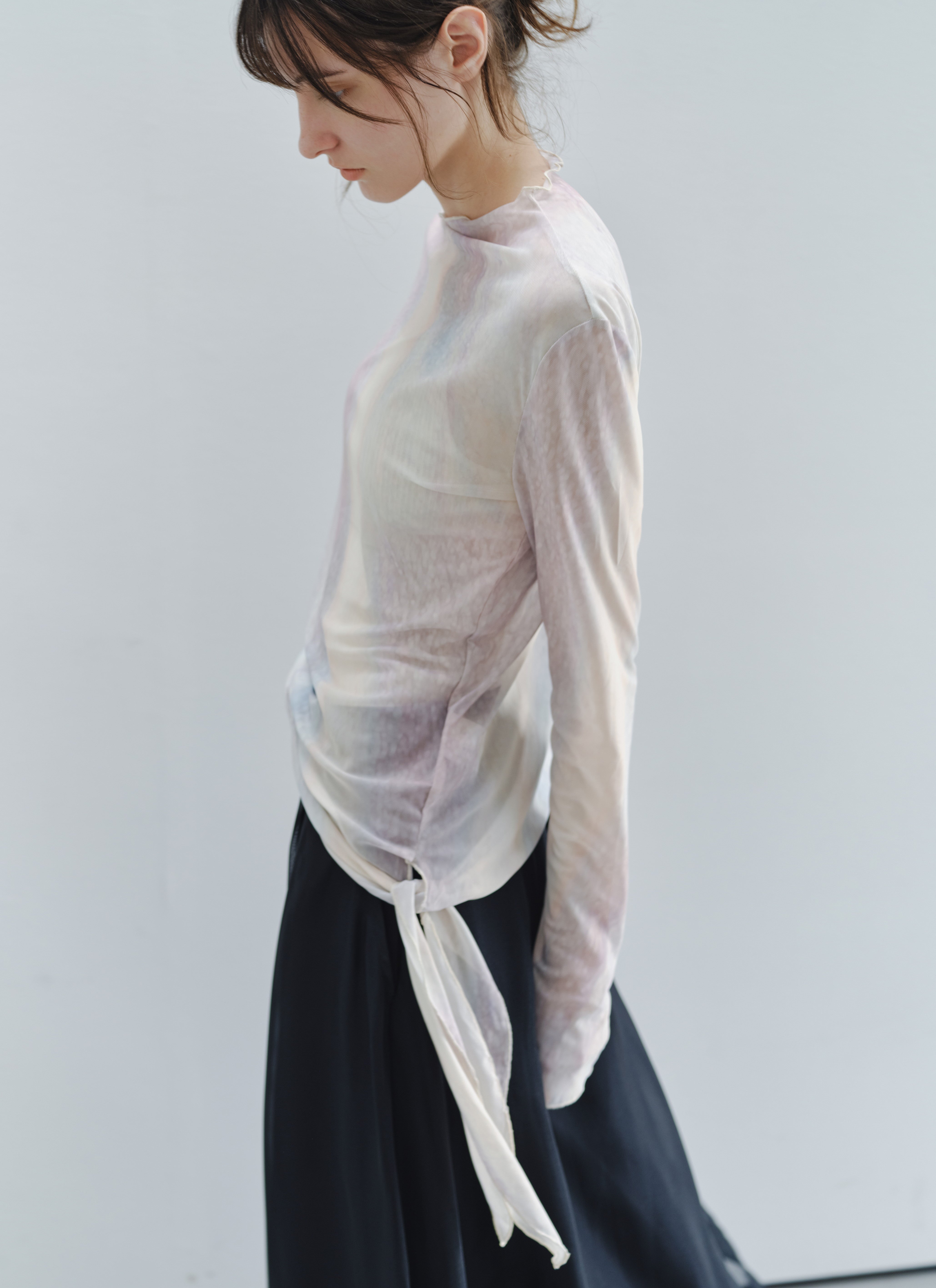 GLOW TIE SHEER TOP / グロータイシアートップ