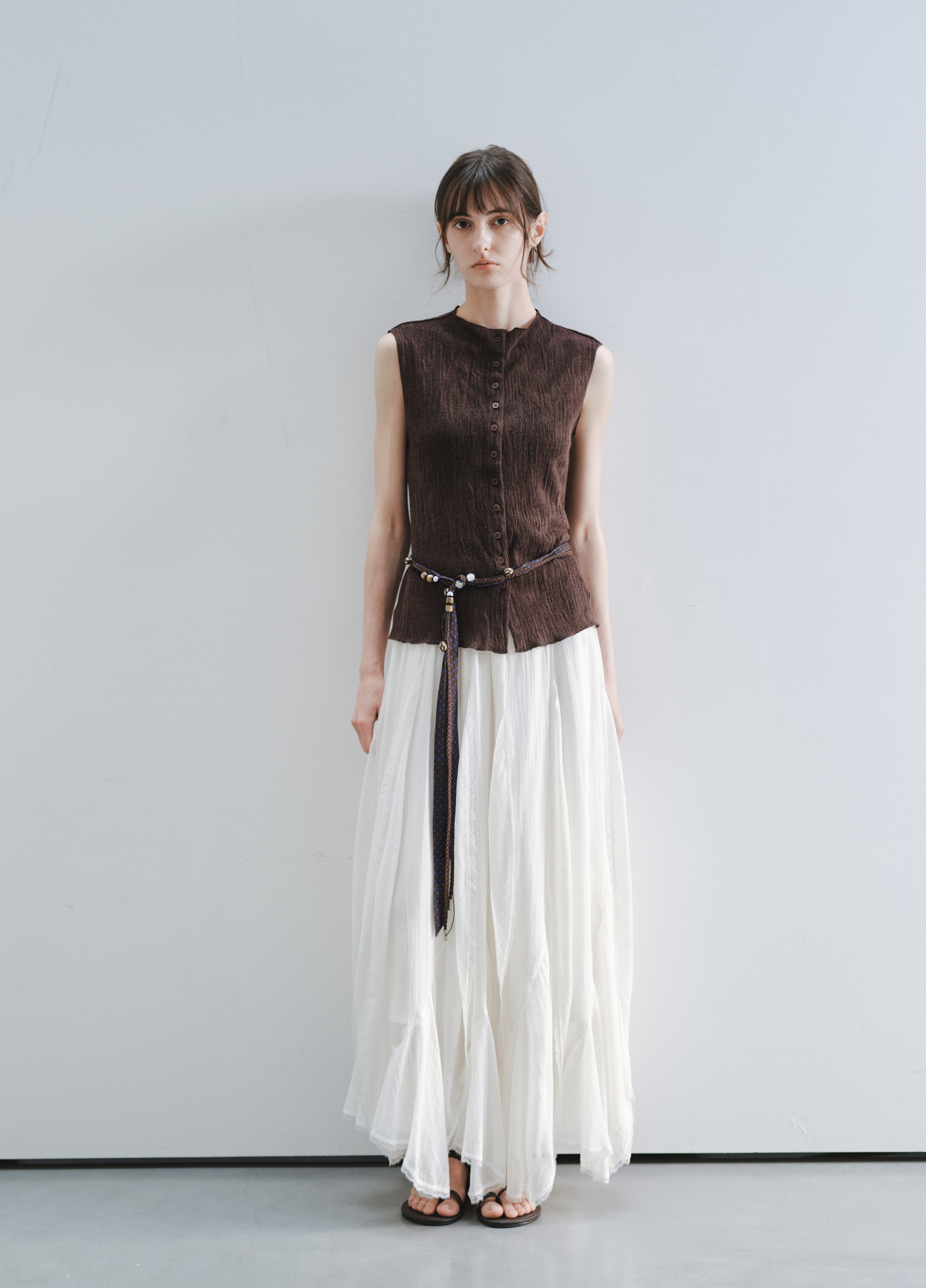 WOOD GRAIN FIT TOP