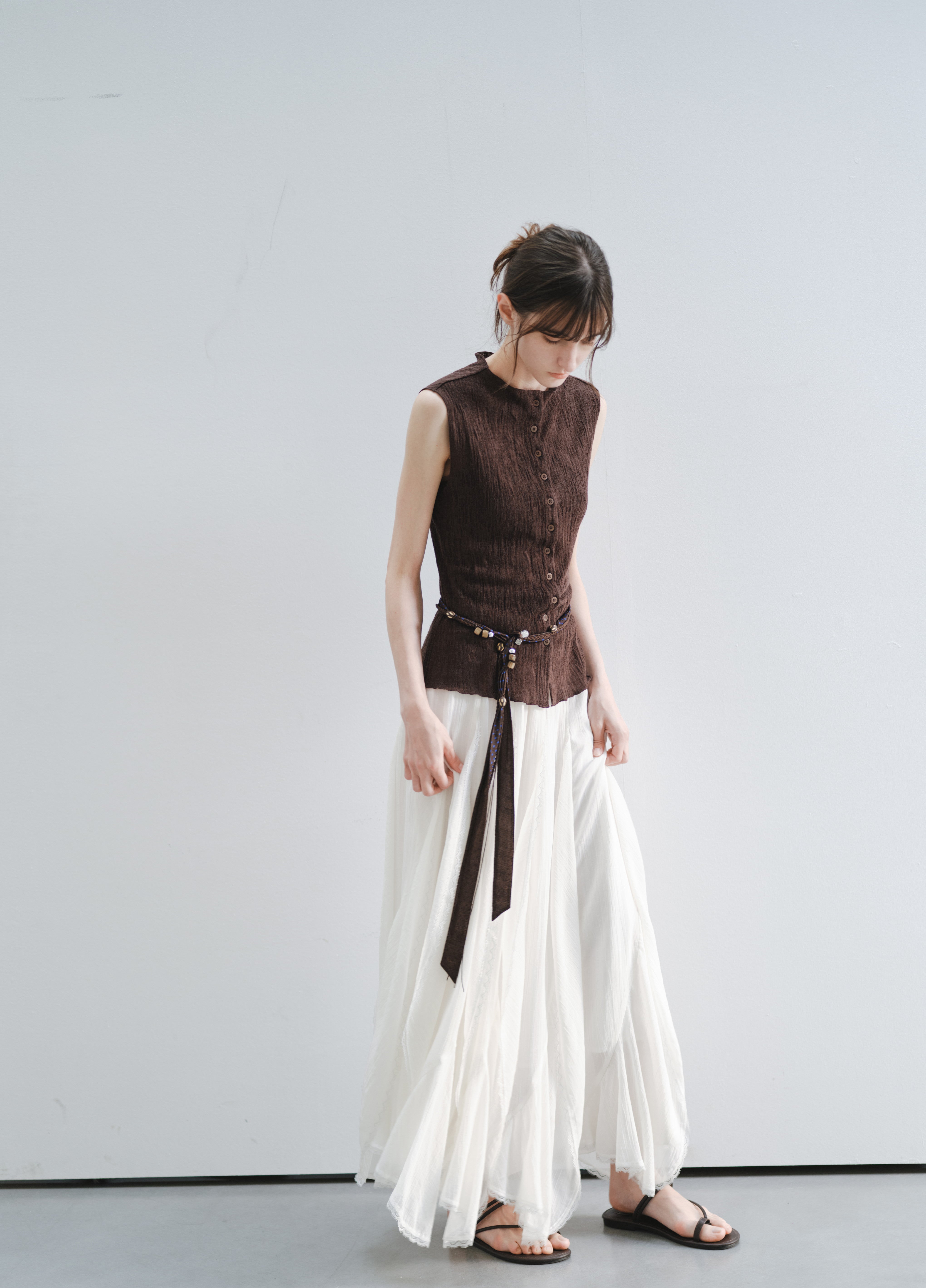 WOOD GRAIN FIT TOP