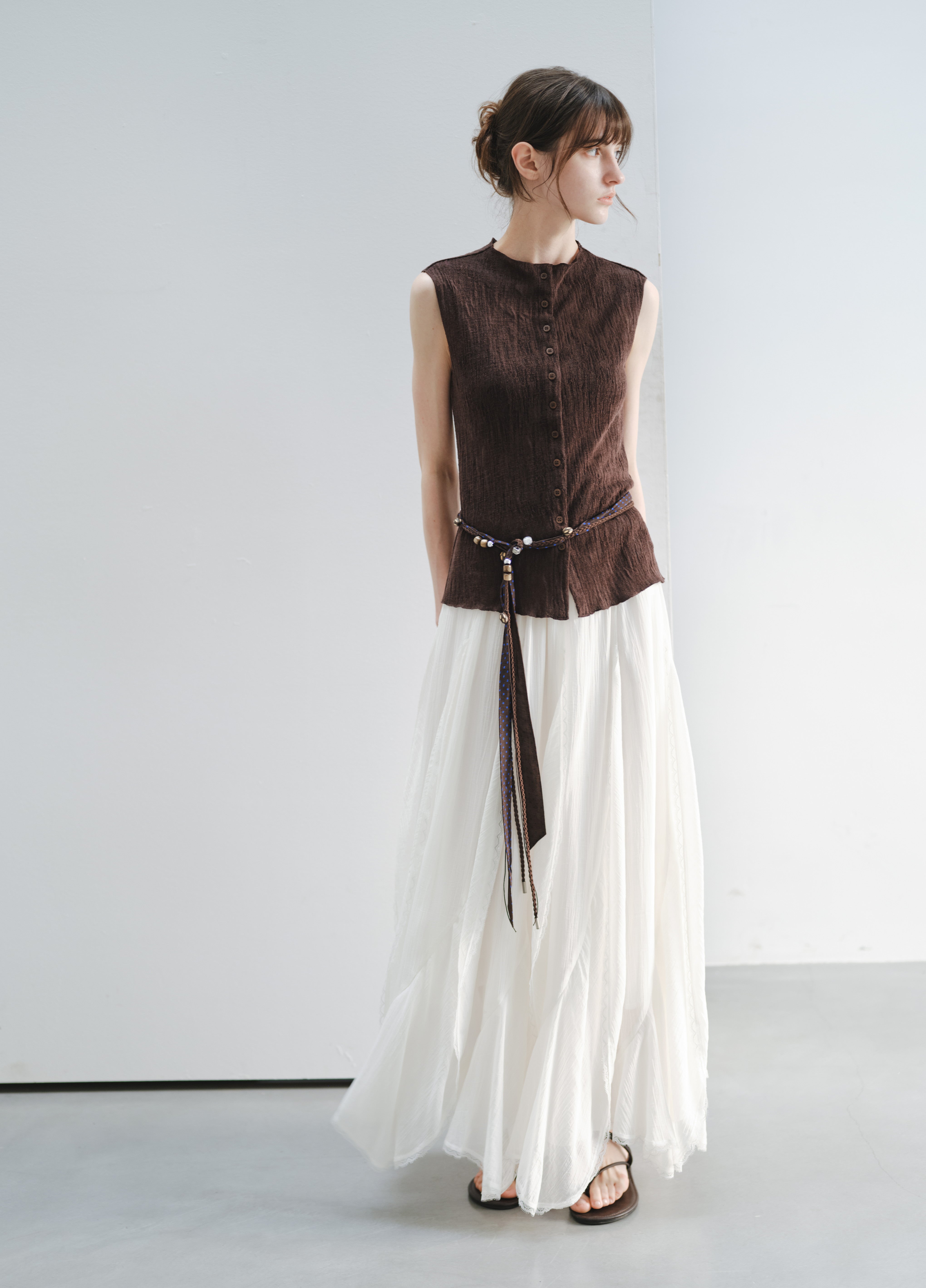 FRILL LACE TIERED SKIRT