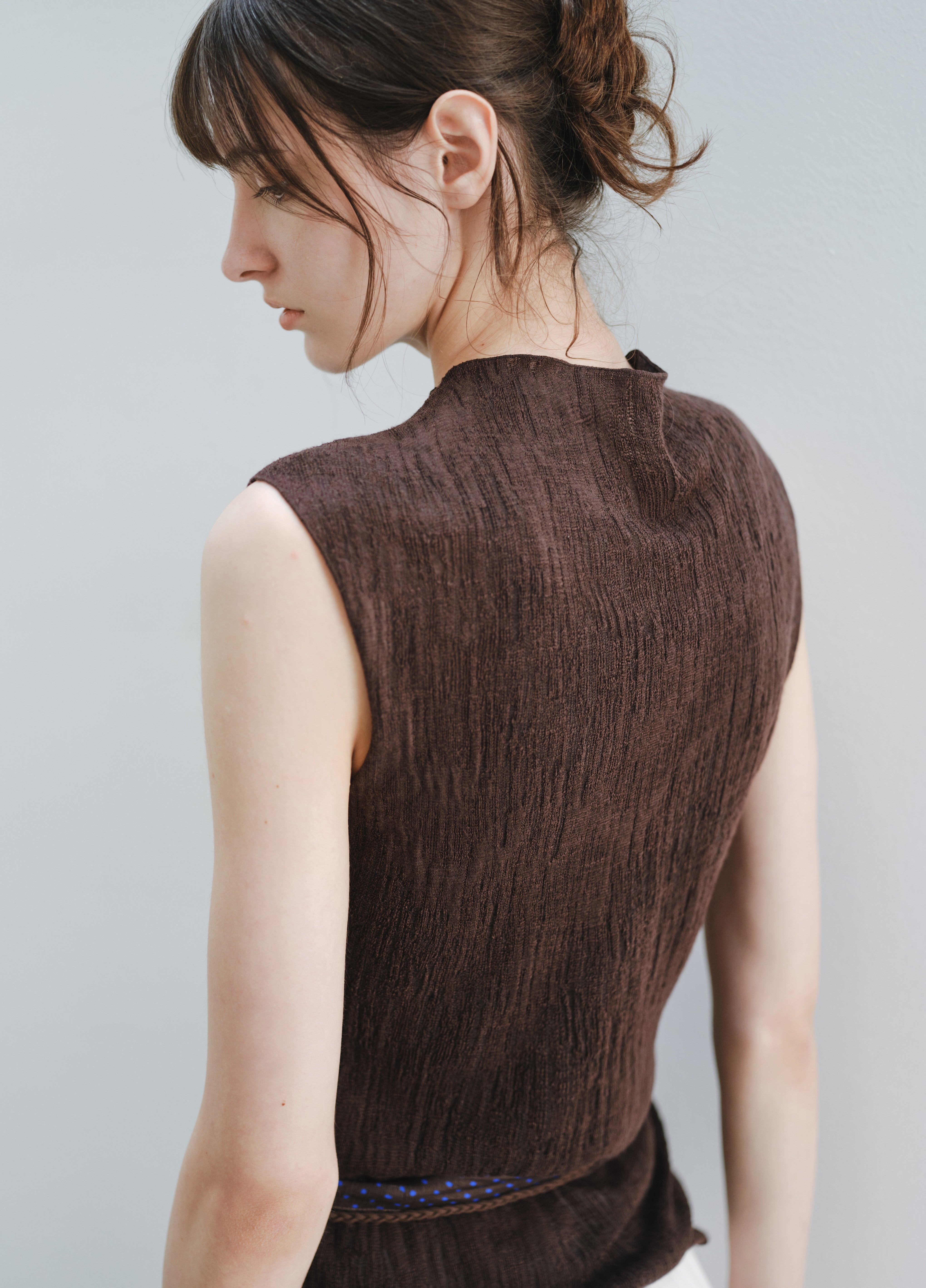 WOOD GRAIN FIT TOP