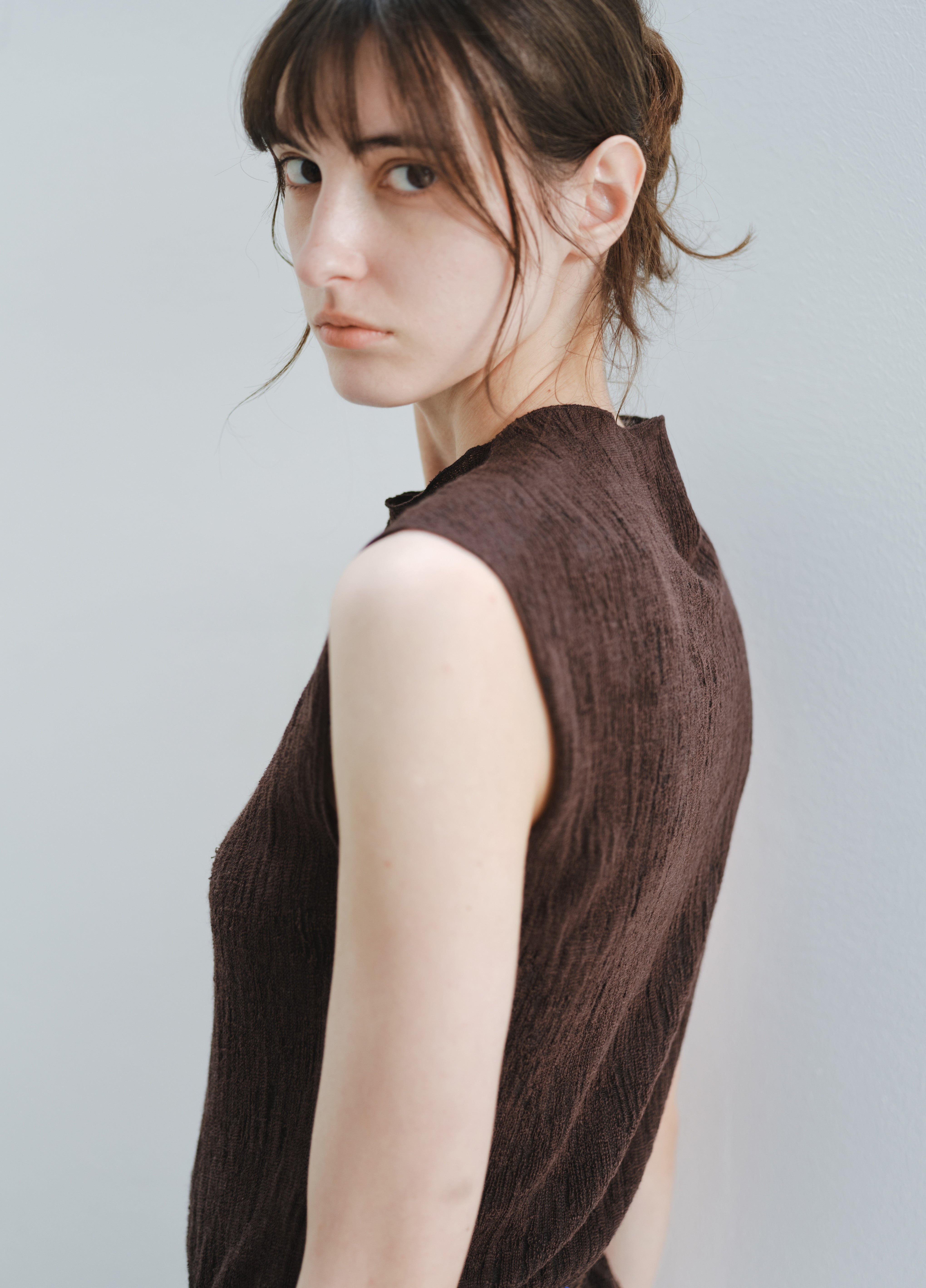 WOOD GRAIN FIT TOP