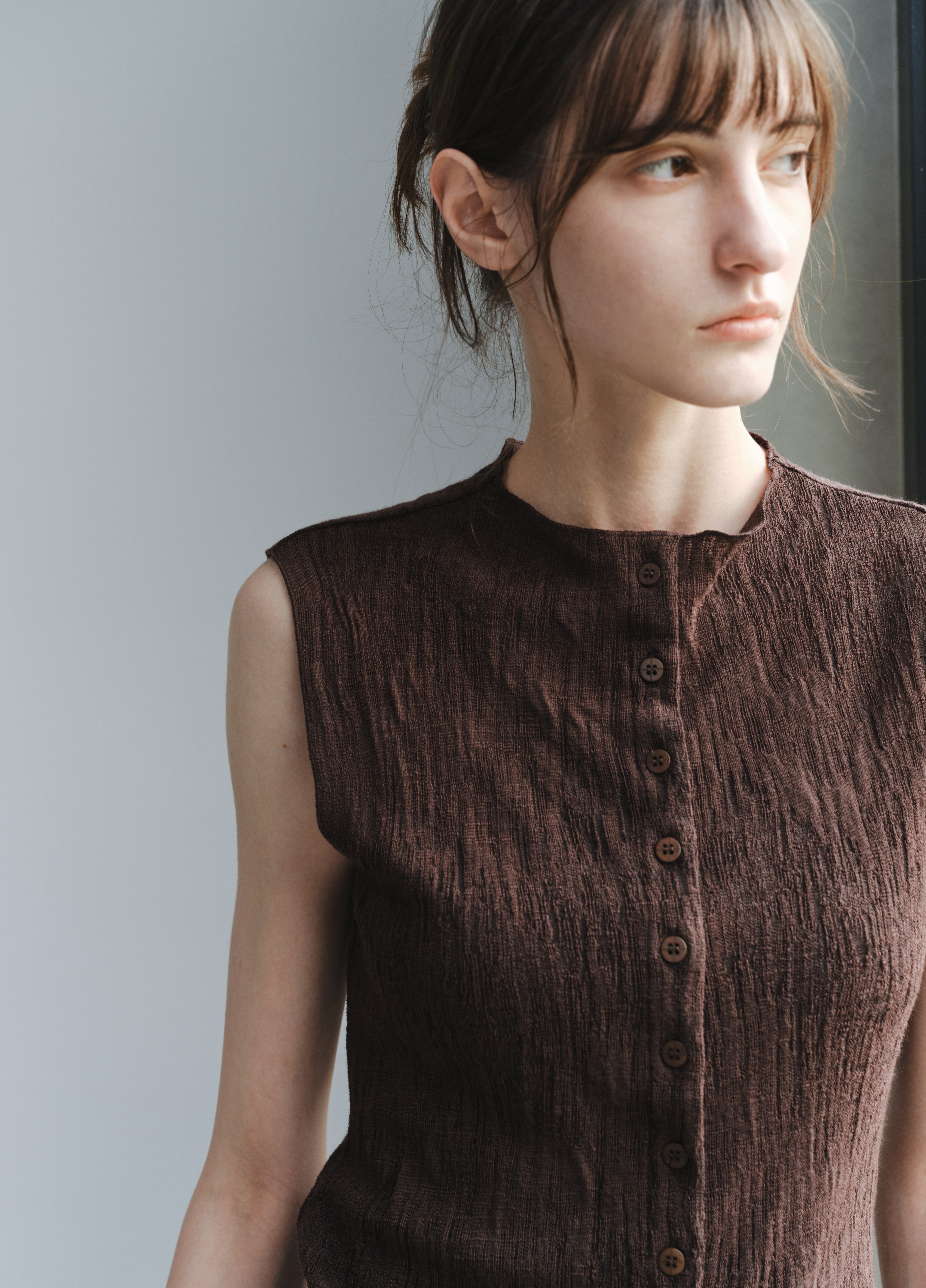 WOOD GRAIN FIT TOP