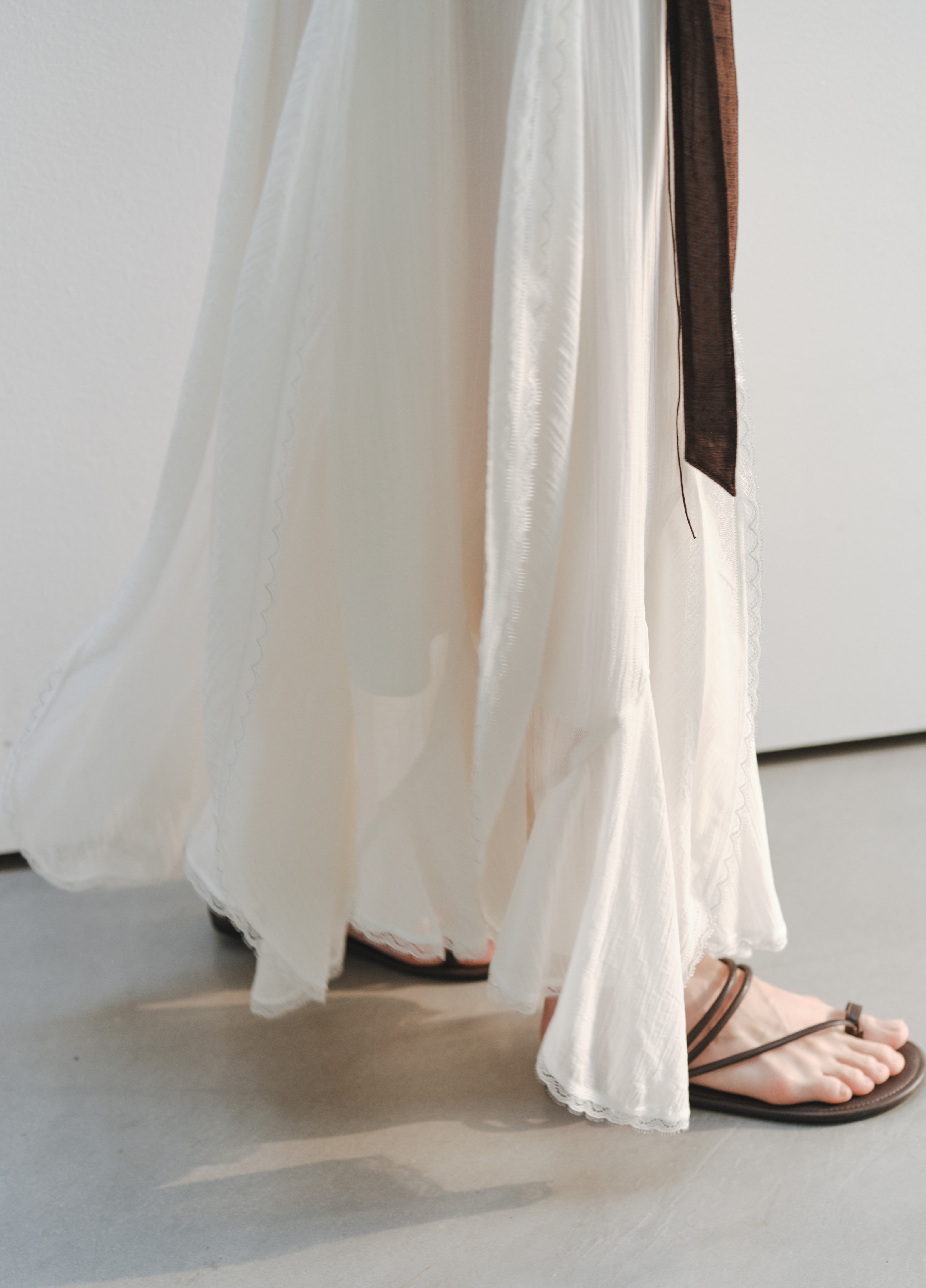 FRILL LACE TIERED SKIRT