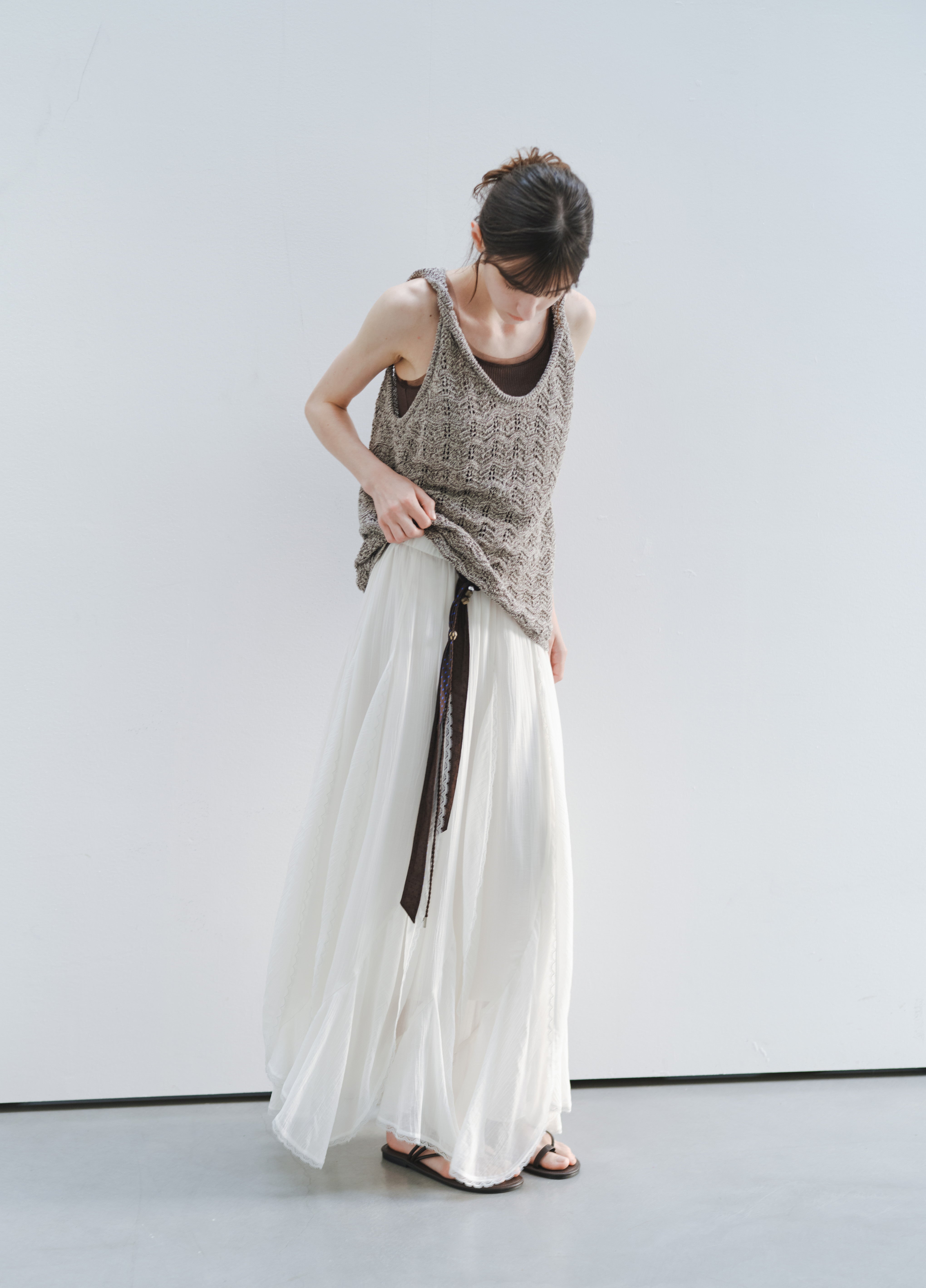LOOSE TWIST KNIT VEST / ルーズツイストニットベスト