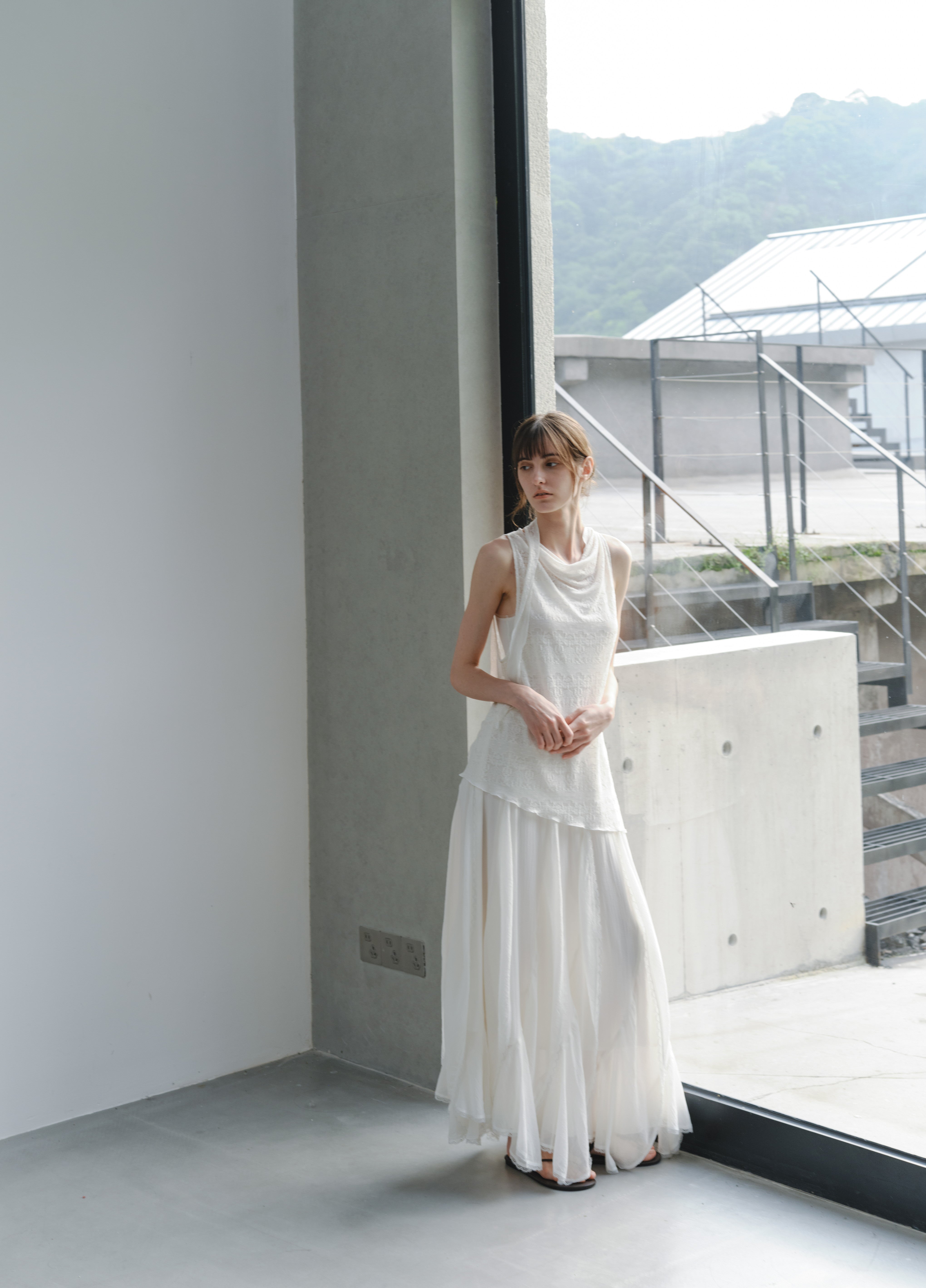 FRILL LACE TIERED SKIRT