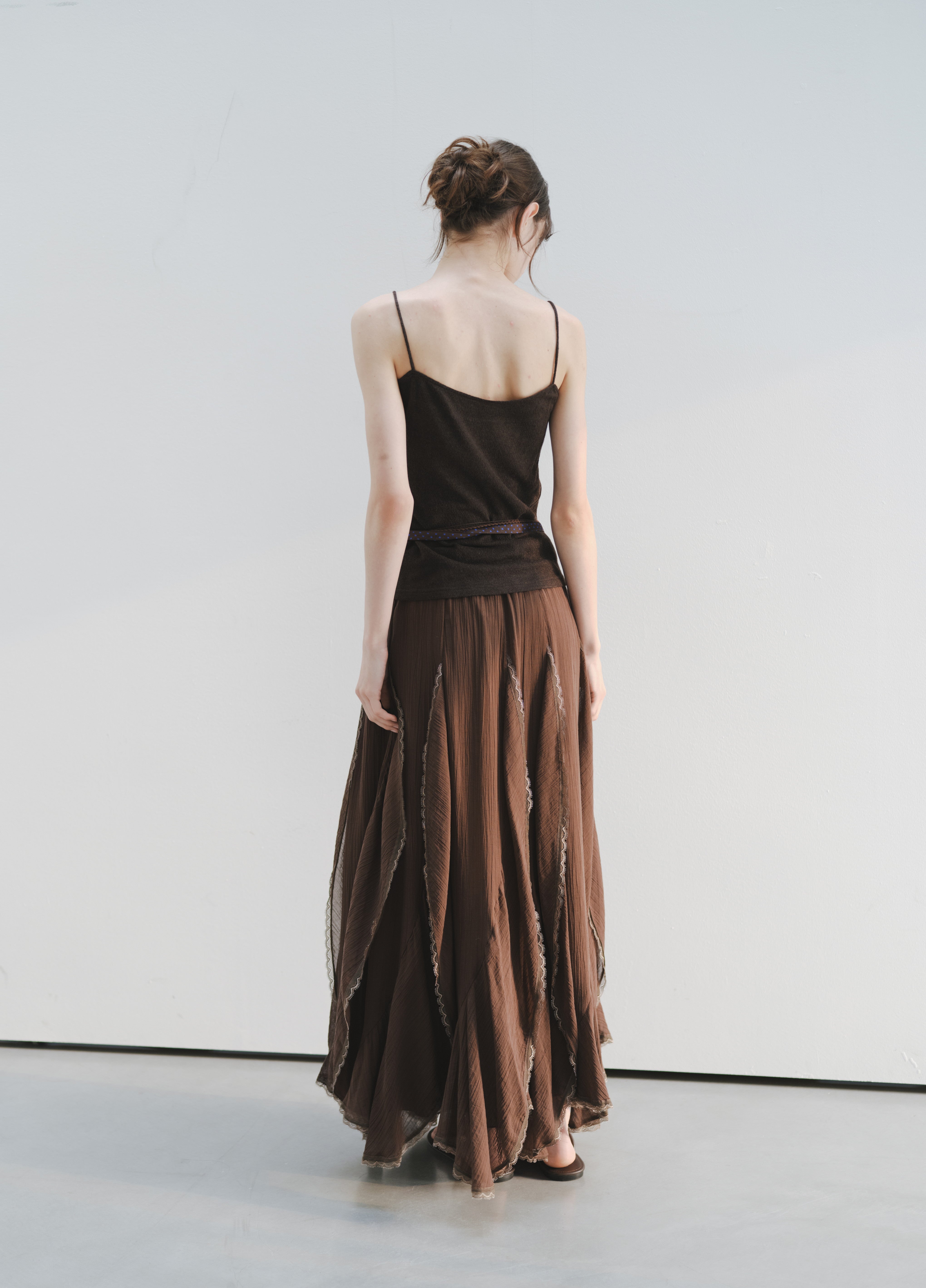 FRILL LACE TIERED SKIRT