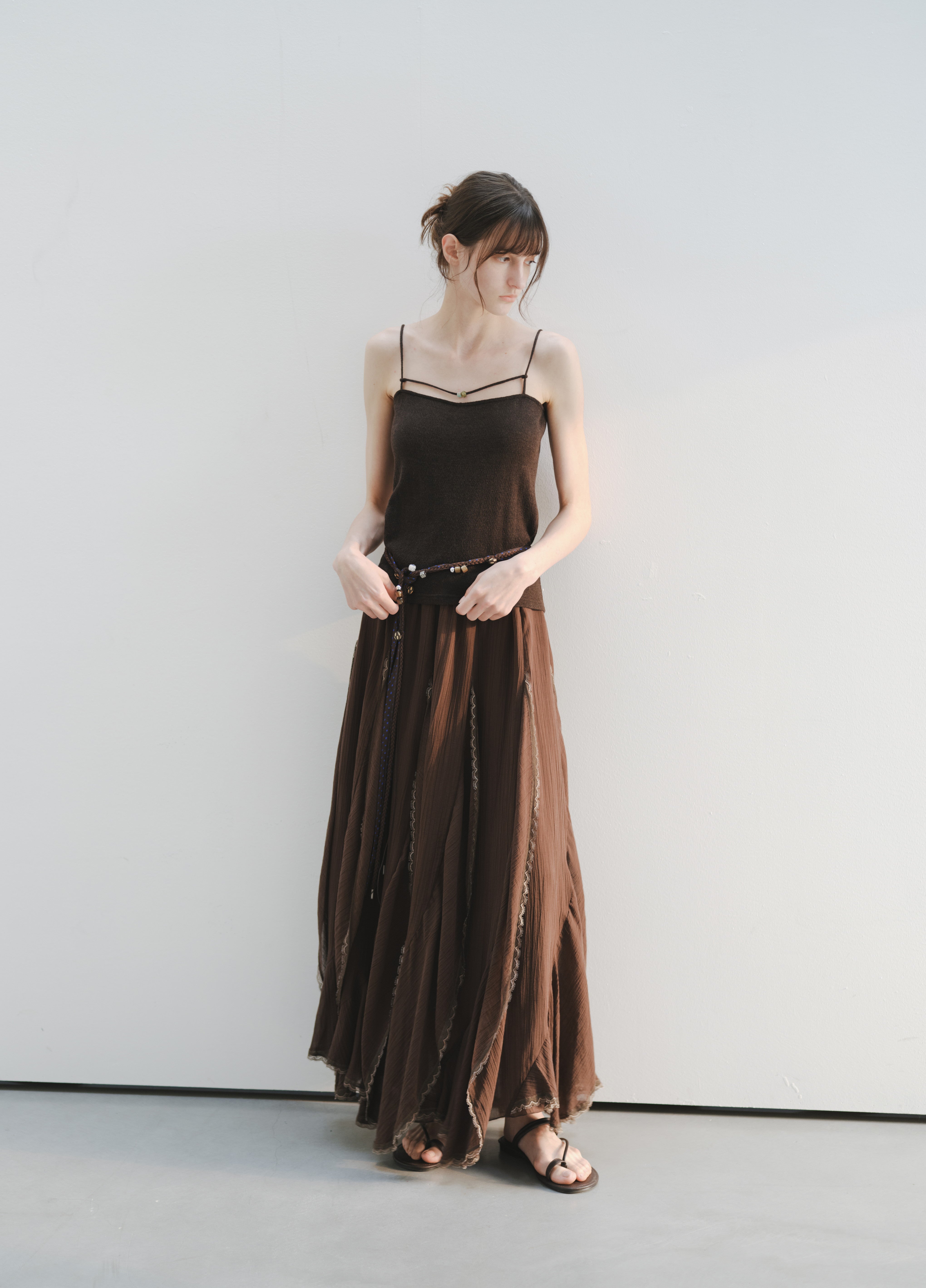 FRILL LACE TIERED SKIRT