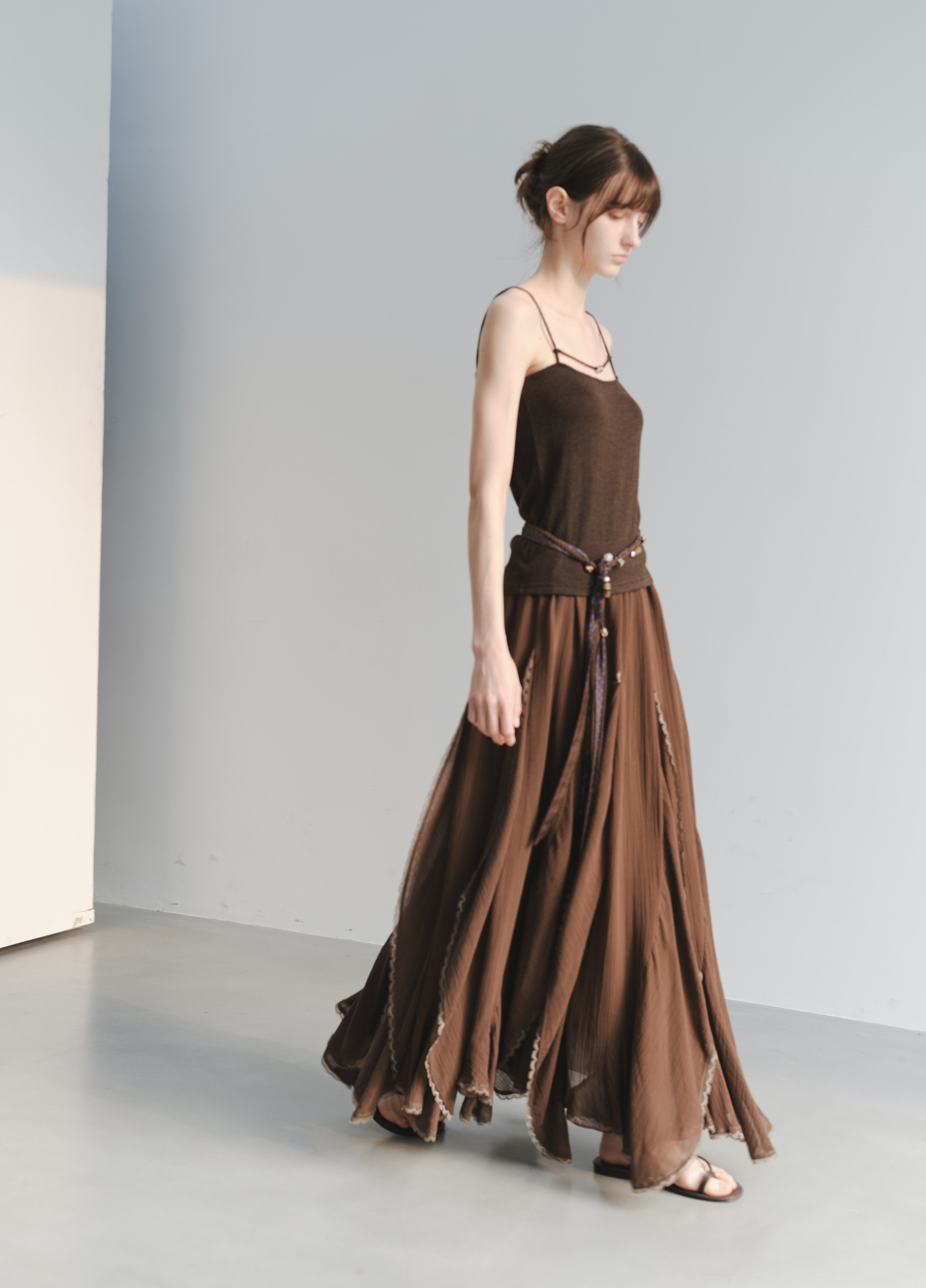 FRILL LACE TIERED SKIRT