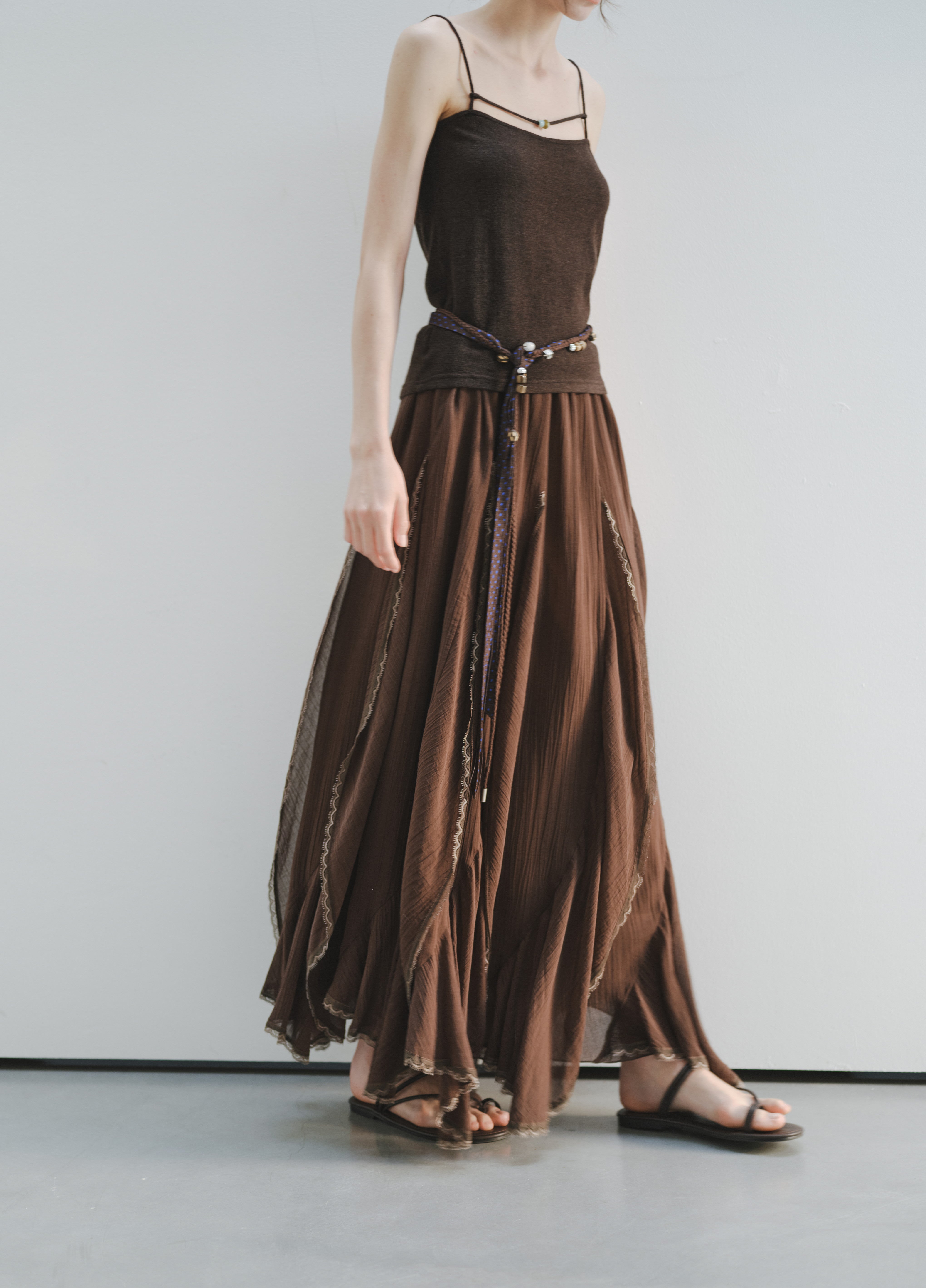 FRILL LACE TIERED SKIRT