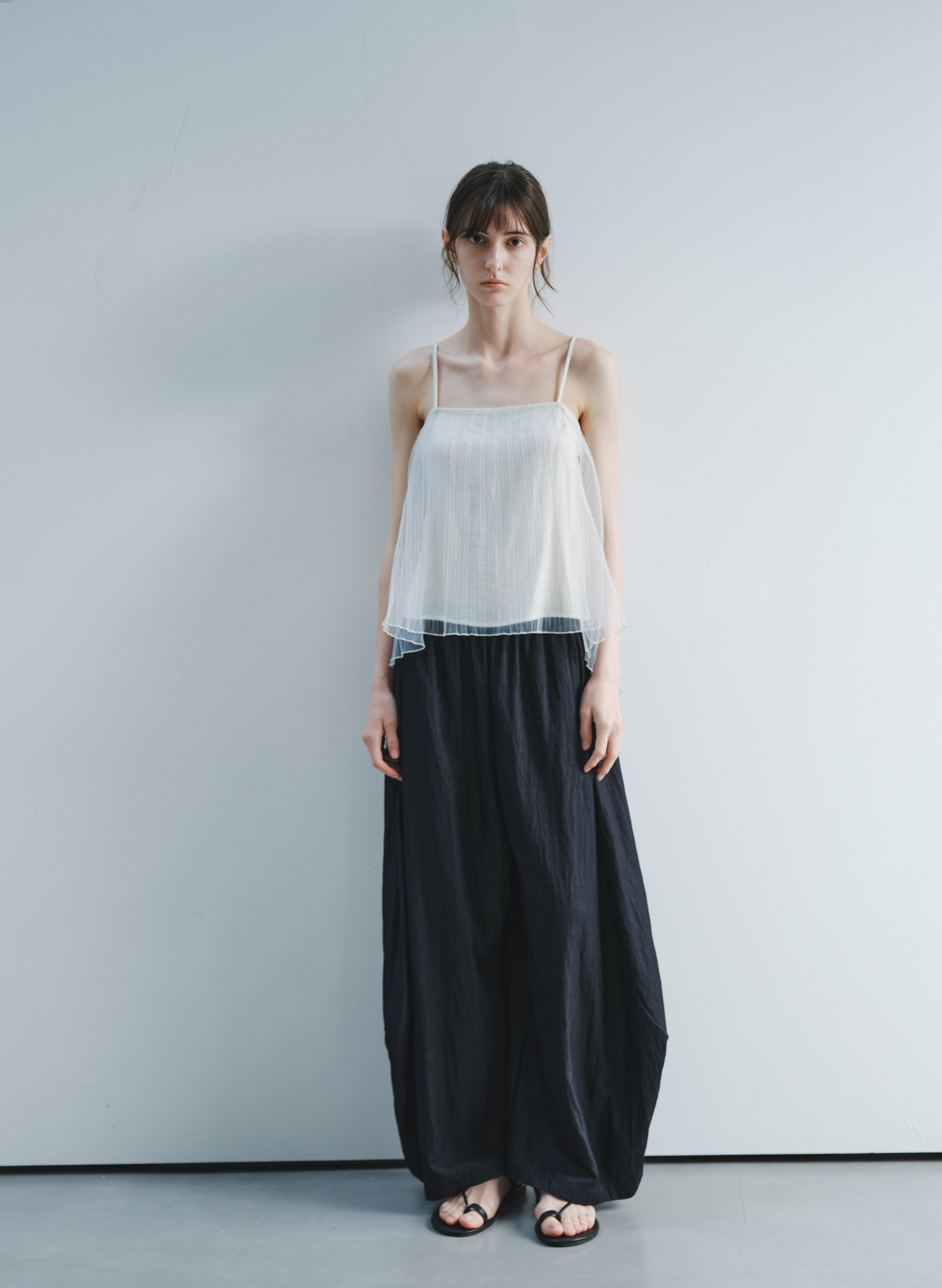 COCOON DRAPE WIDE PANTS