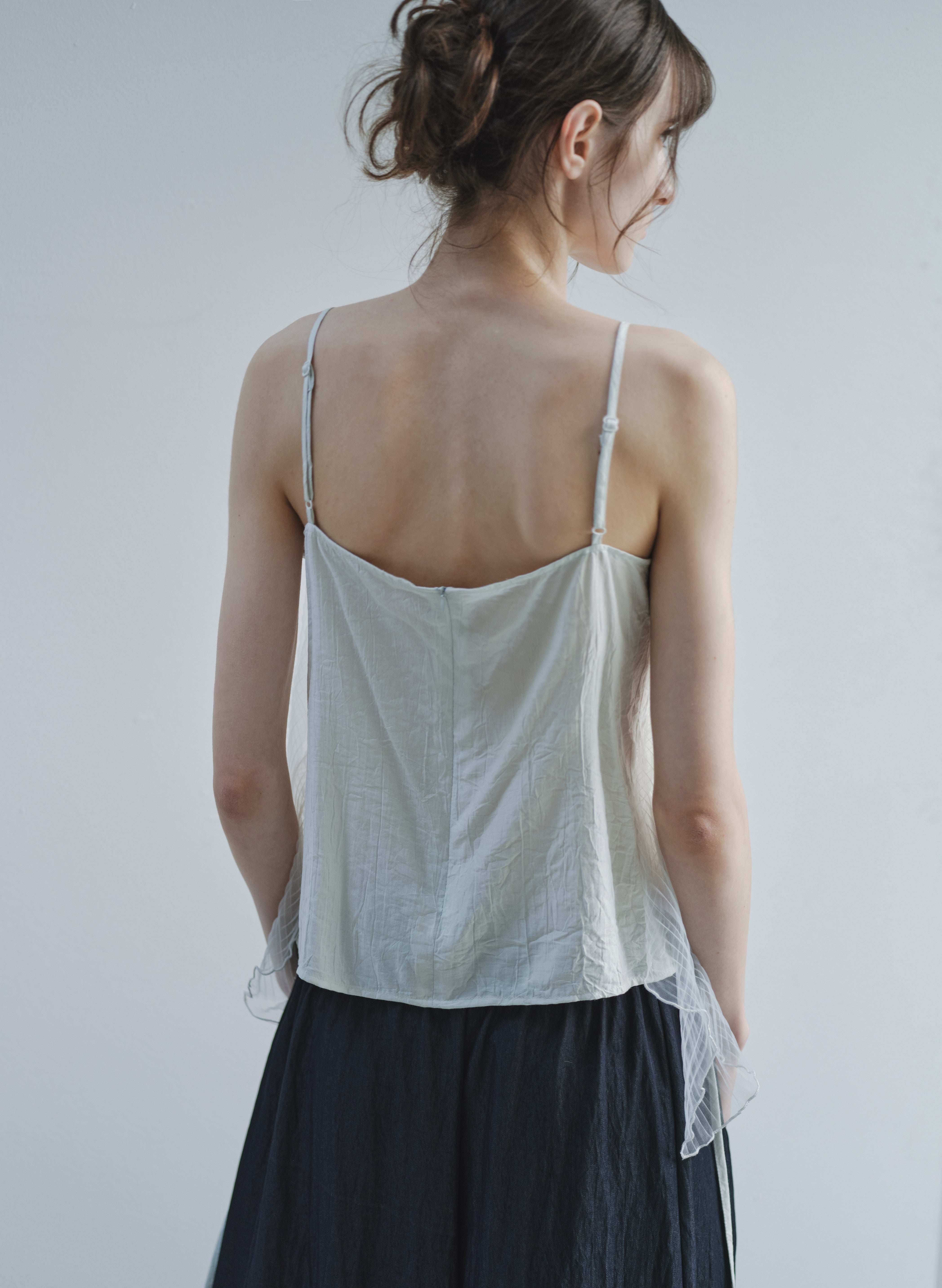 TULLE LAYERED CAMI TOP