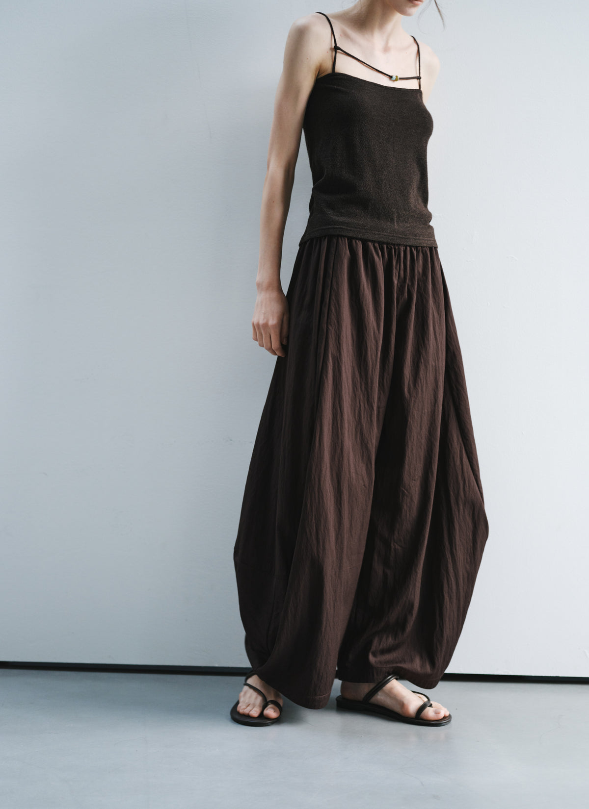 COCOON DRAPE WIDE PANTS / コクーンドレープワイドパンツ