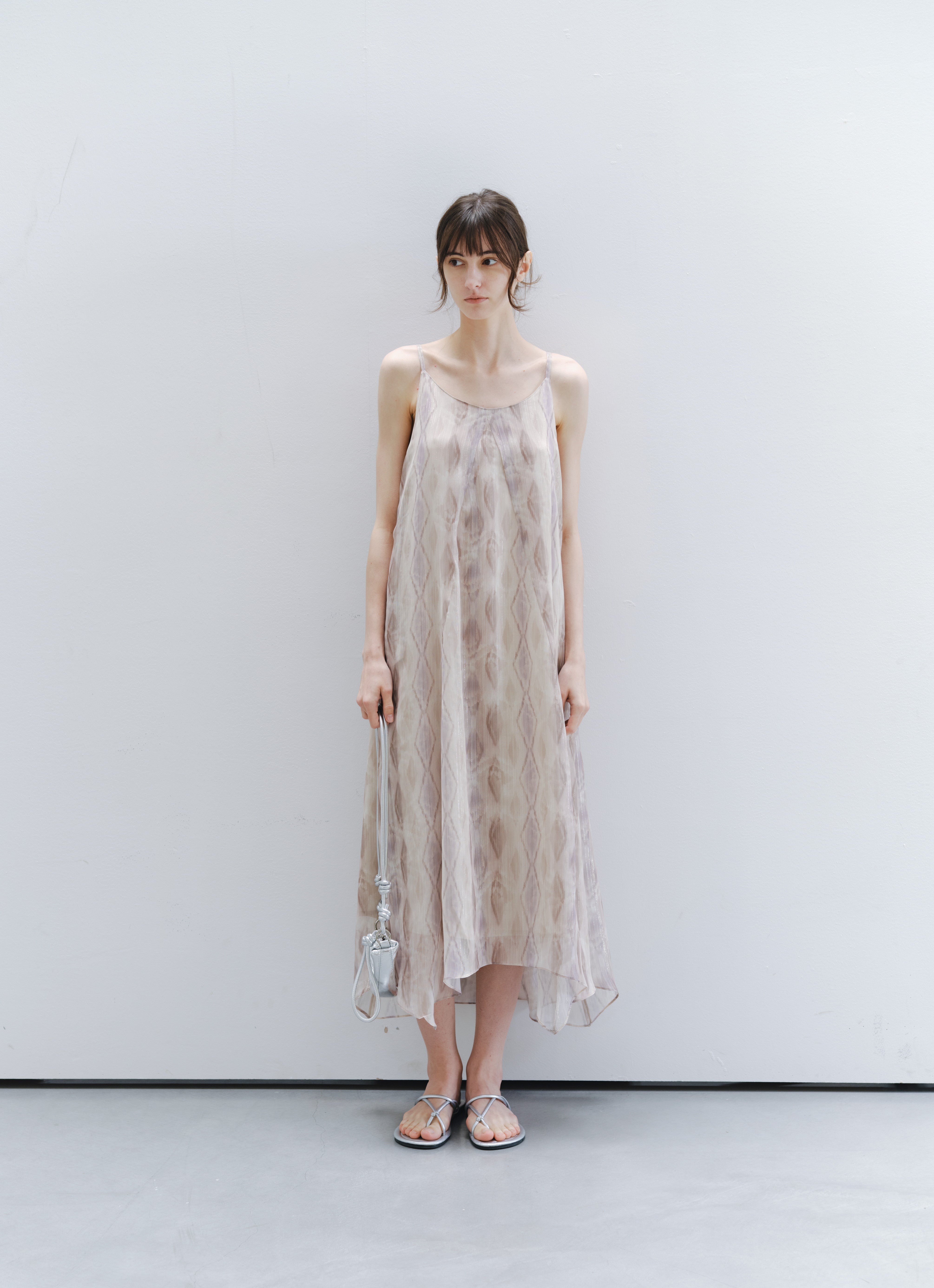 LAYERED SHEER FLORAL DRESS