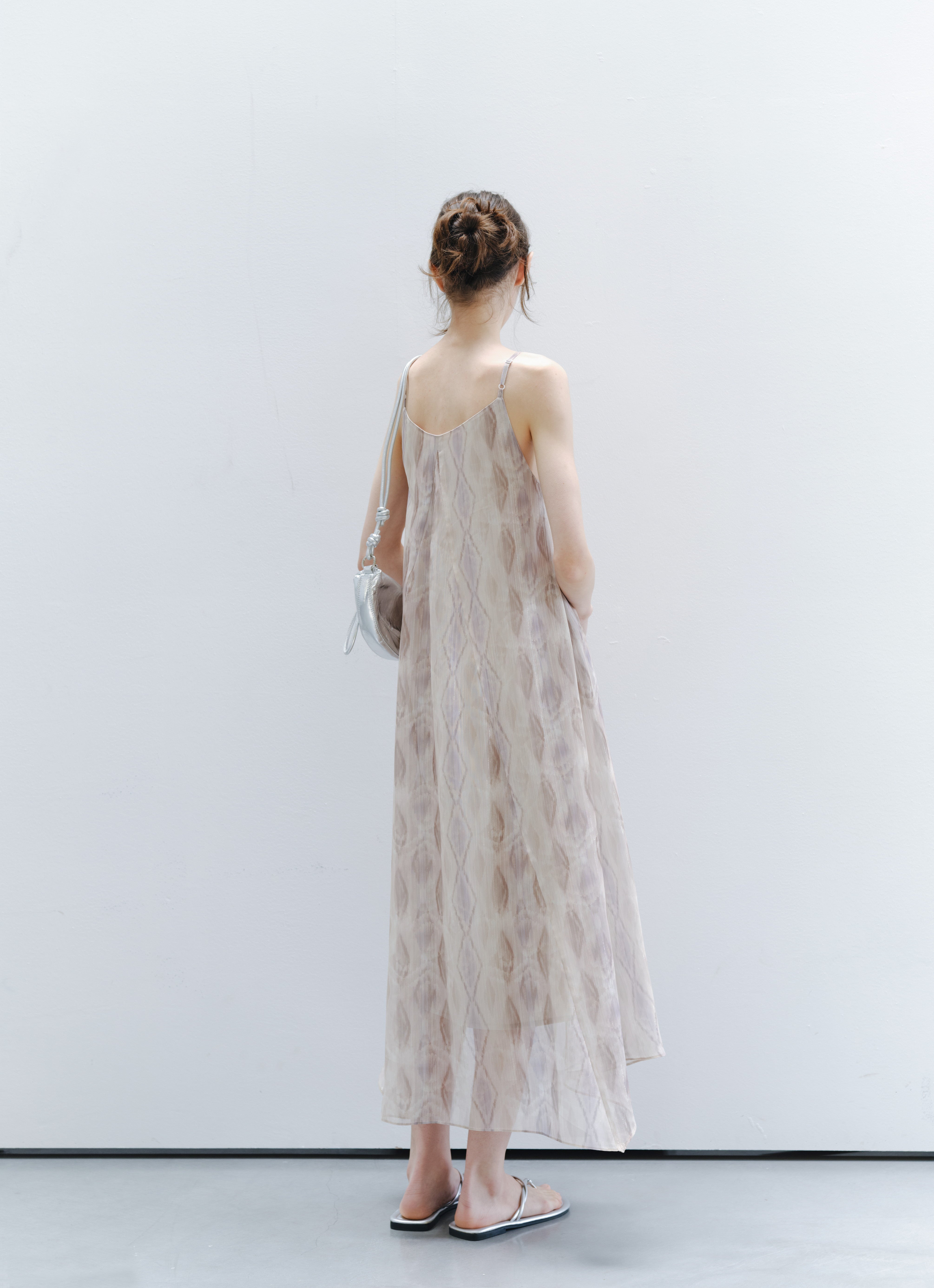 LAYERED SHEER FLORAL DRESS