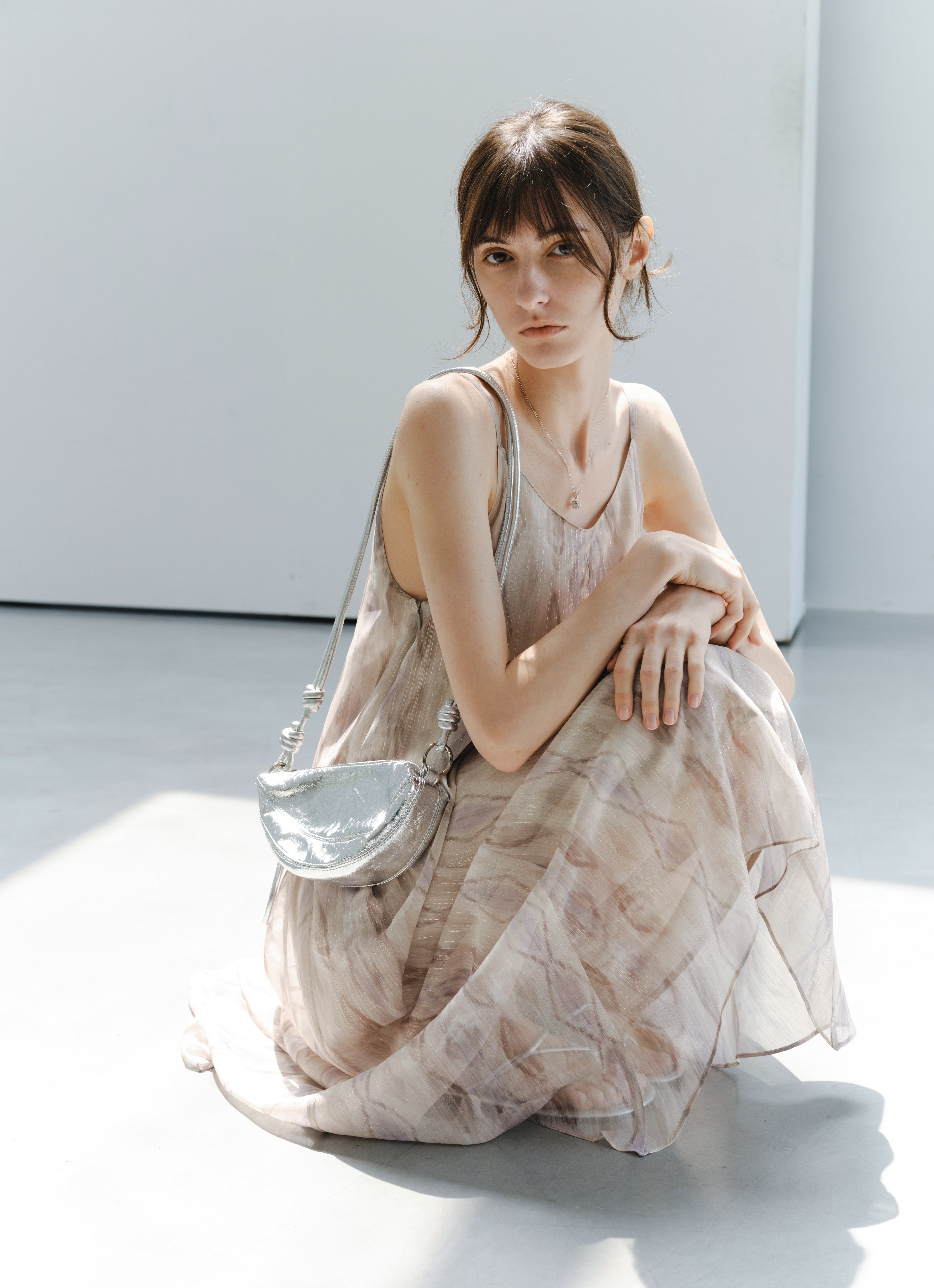 LAYERED SHEER FLORAL DRESS