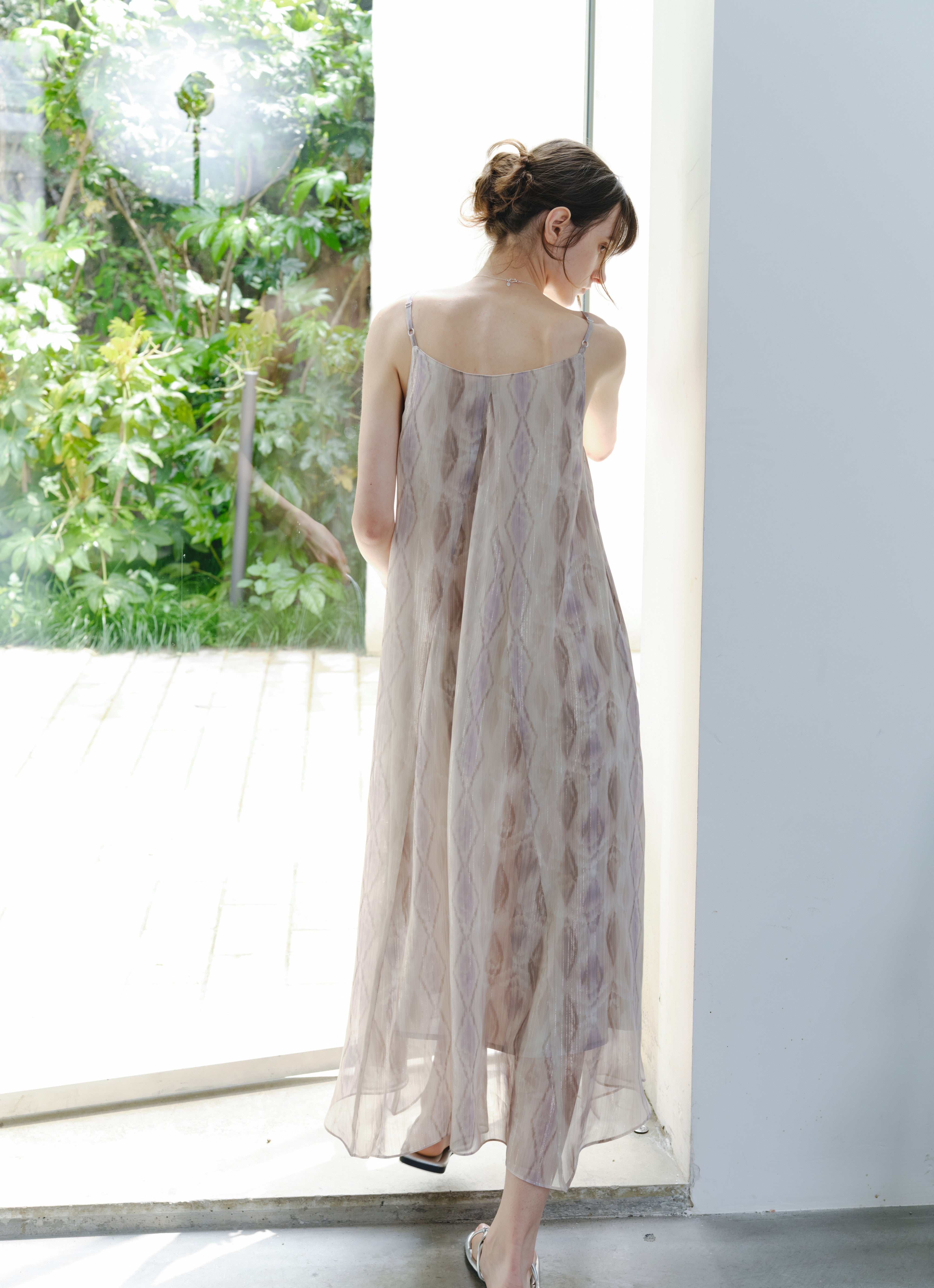 LAYERED SHEER FLORAL DRESS / レイヤードシアーフローラルワンピース