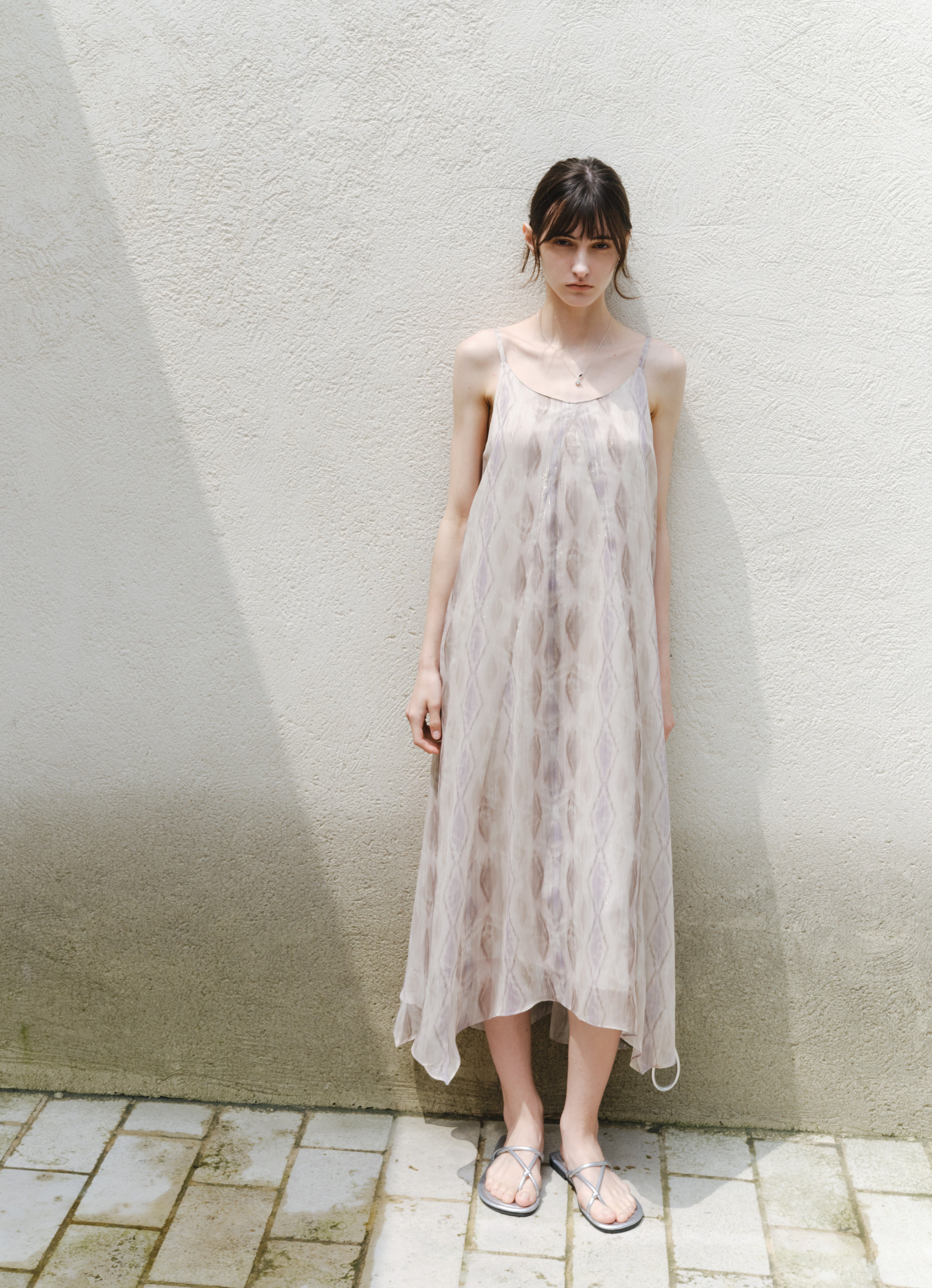 LAYERED SHEER FLORAL DRESS