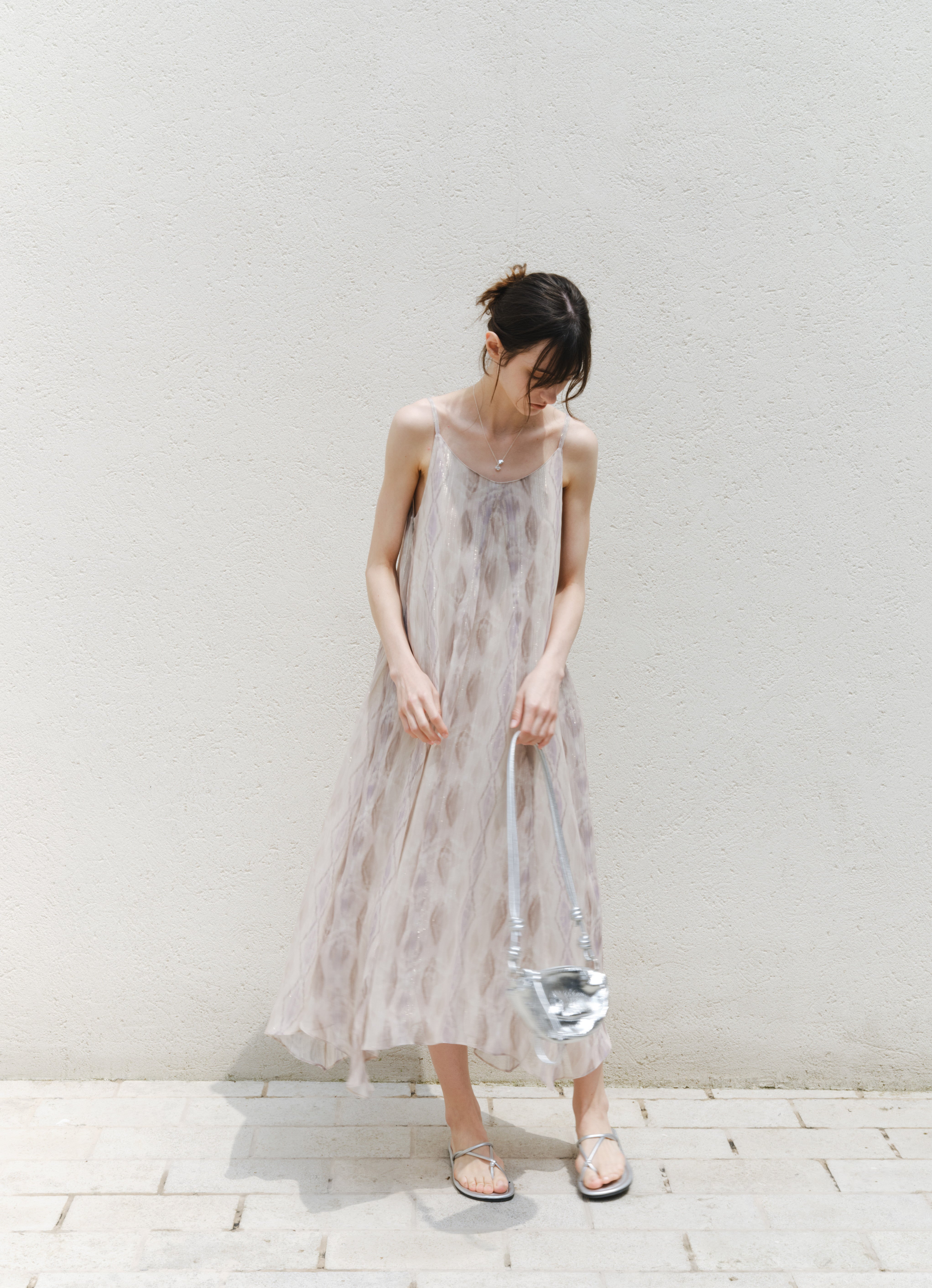 LAYERED SHEER FLORAL DRESS