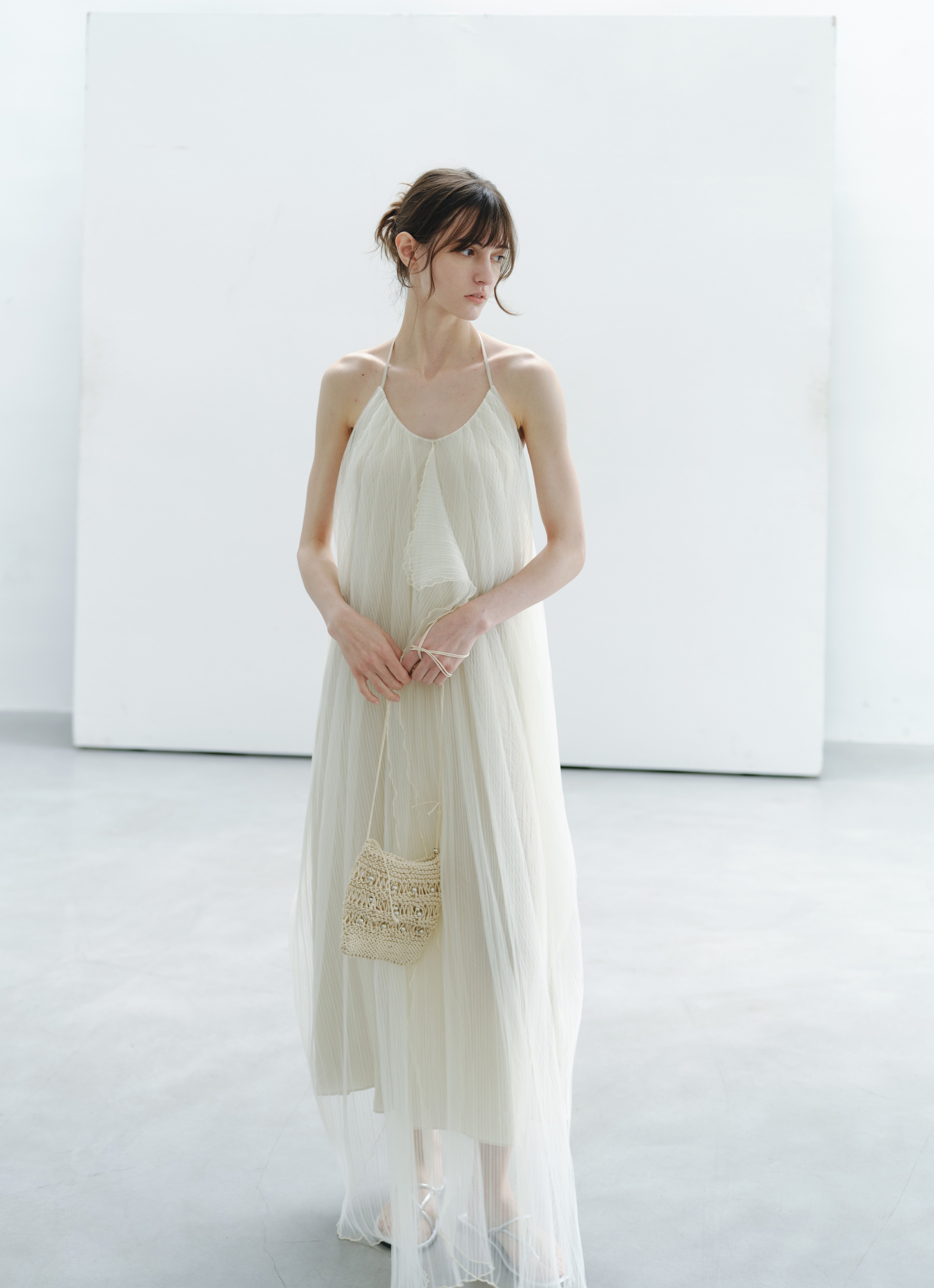TULLE LAYERED VOLUME DRESS