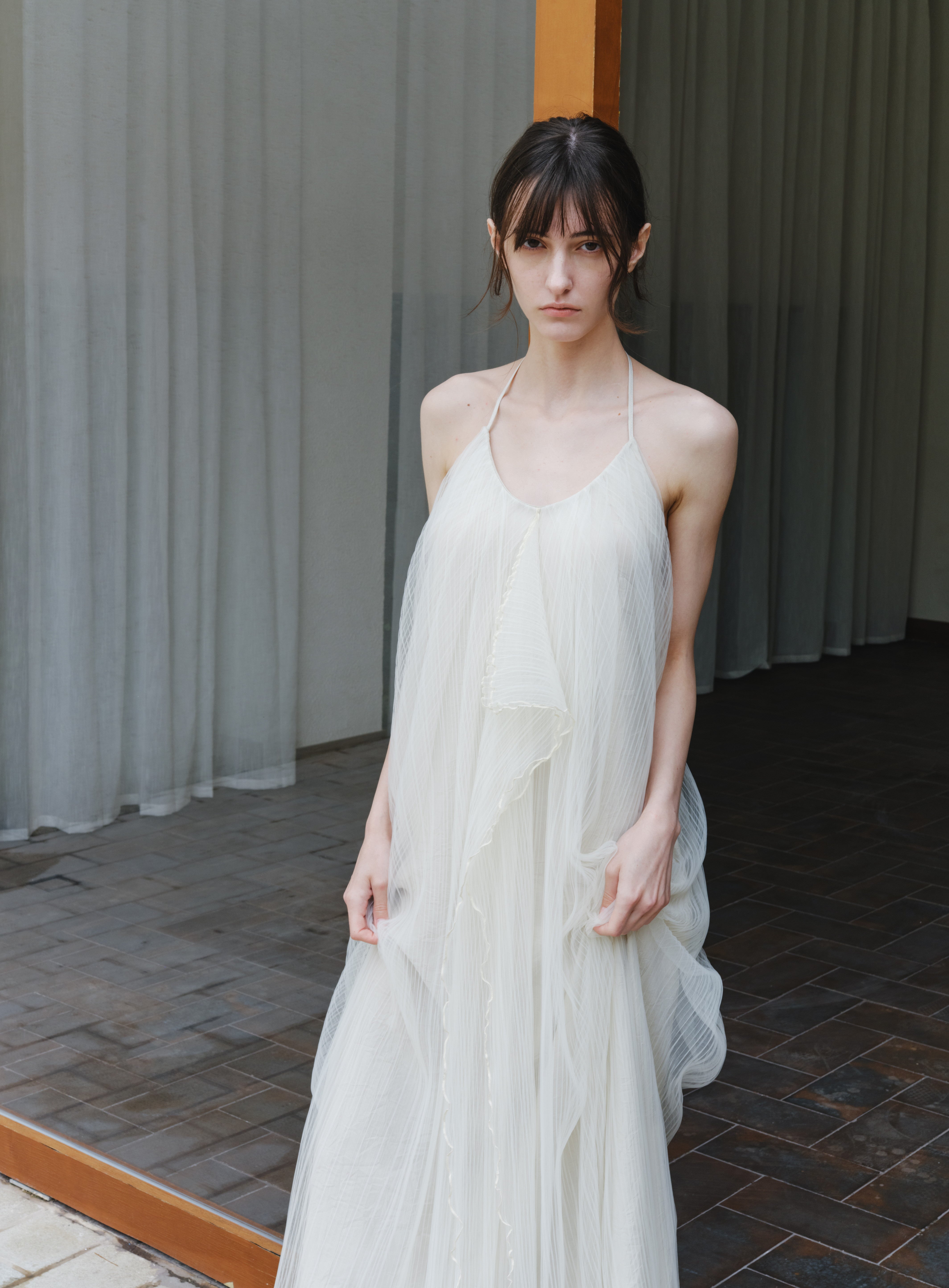 TULLE LAYERED VOLUME DRESS