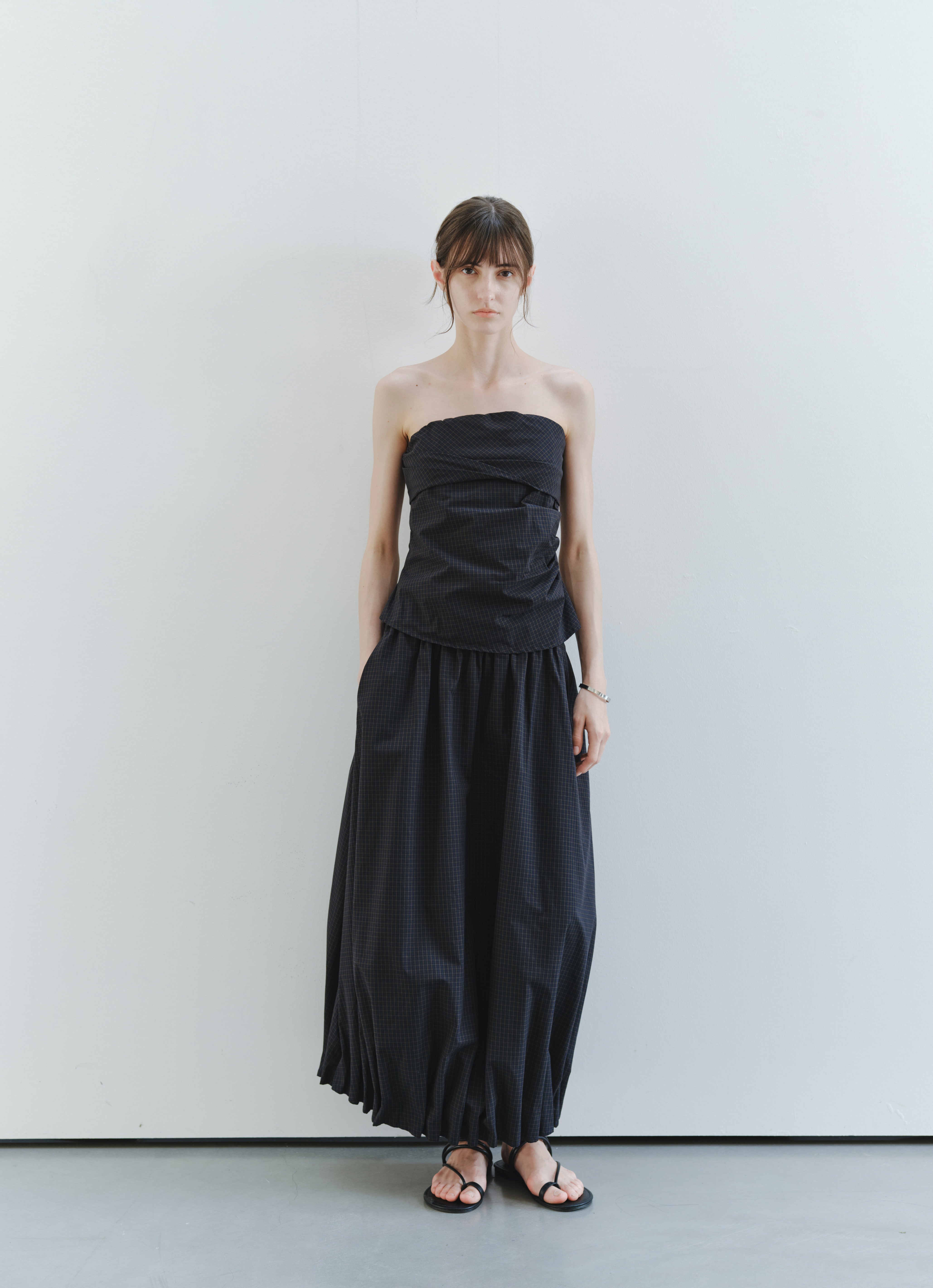 SOFT GATHER WRAP TOP