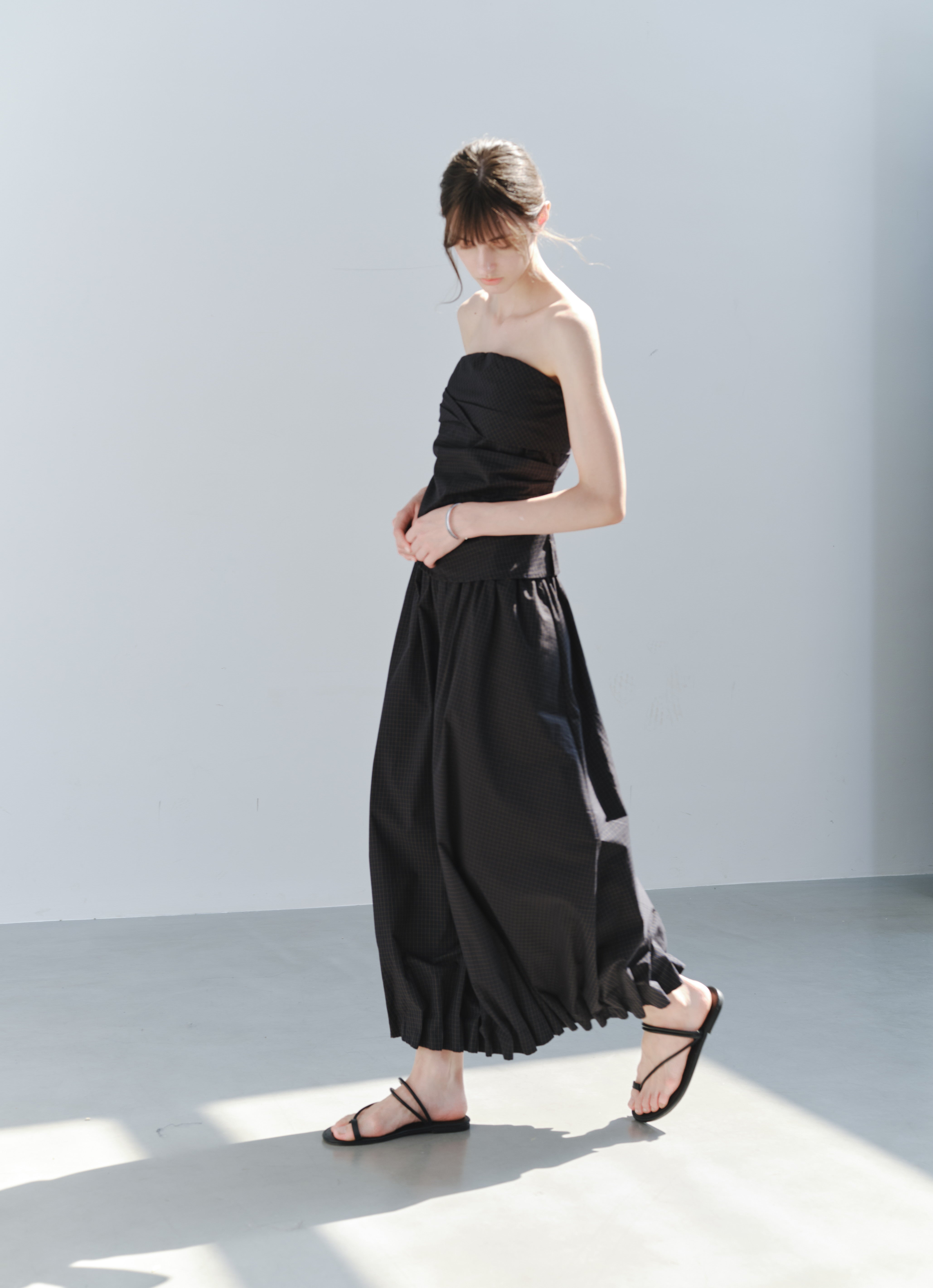 GATHER HEM BALLOON SKIRT / ギャザーヘムバルーンスカート
