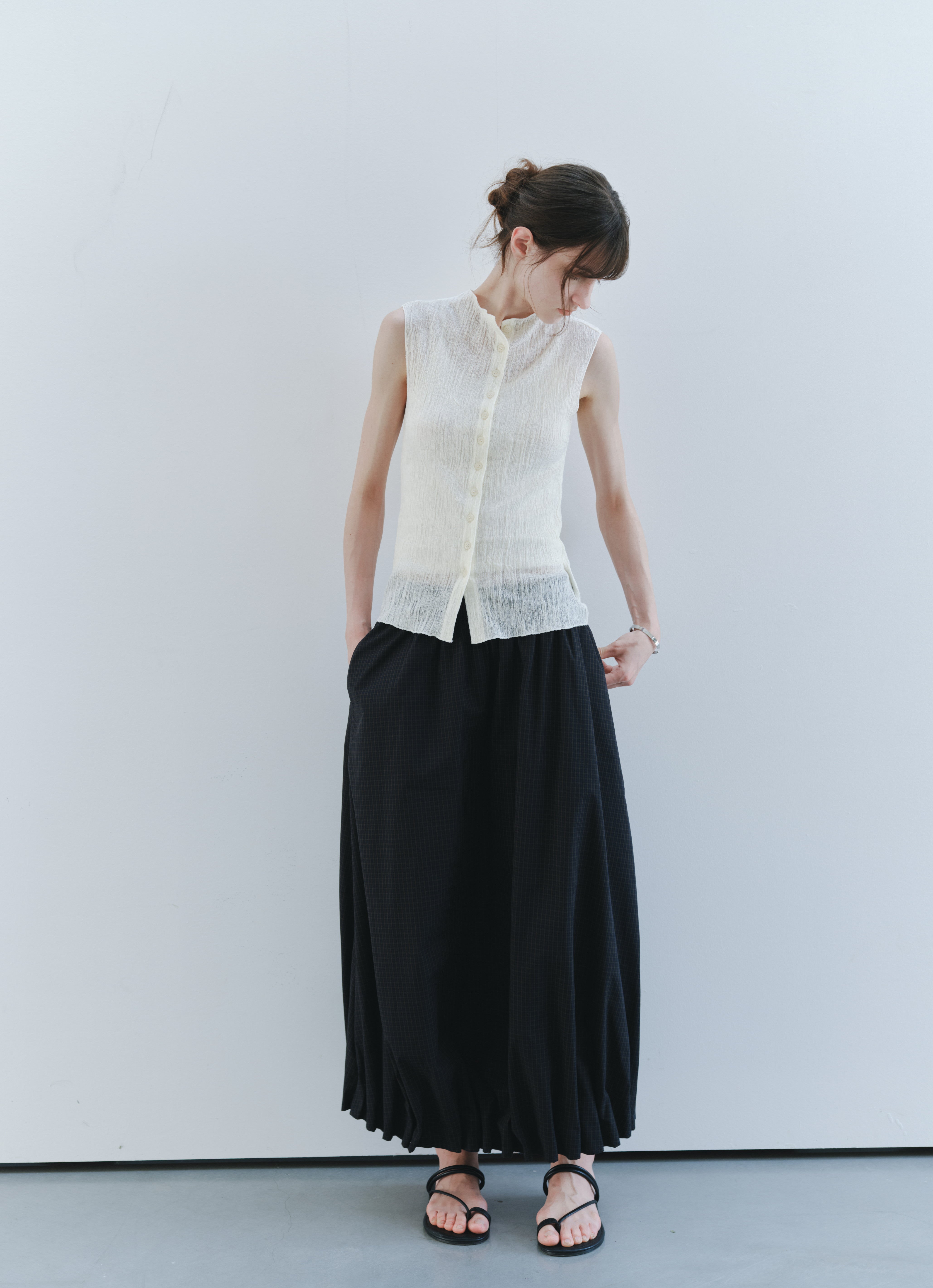 GATHER HEM BALLOON SKIRT