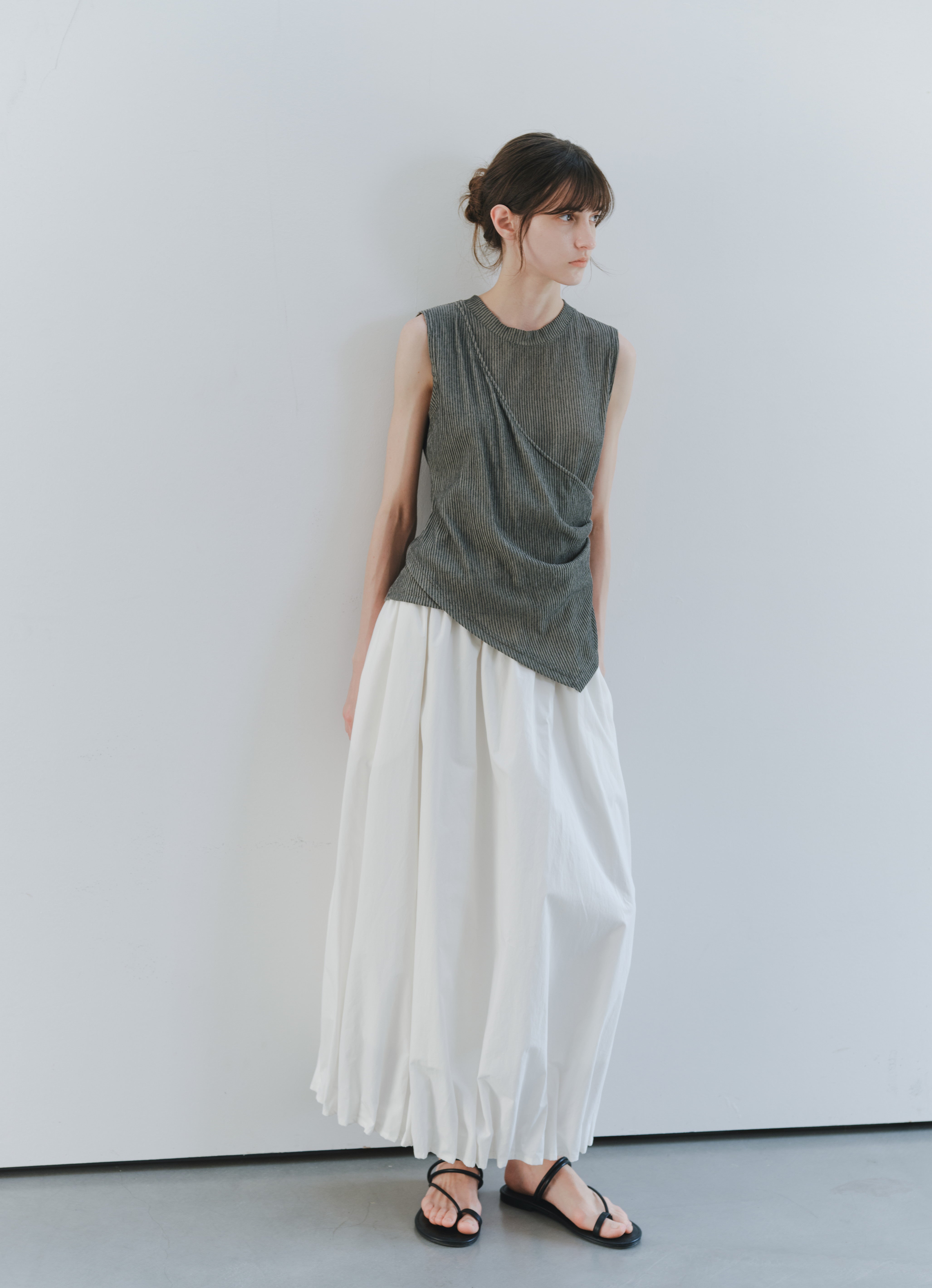 GATHER HEM BALLOON SKIRT / ギャザーヘムバルーンスカート