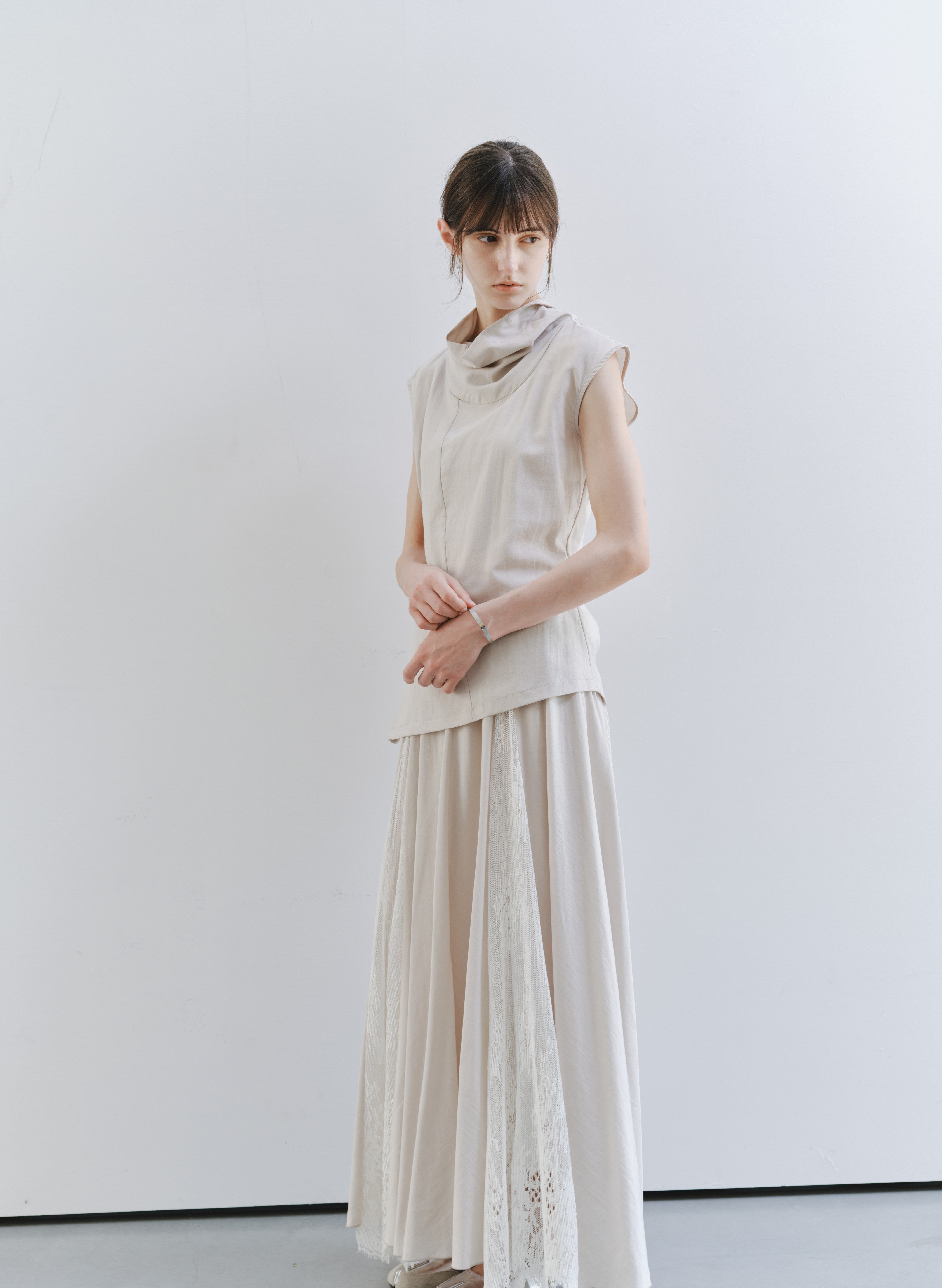BACK TIE SOFT BLOUSE