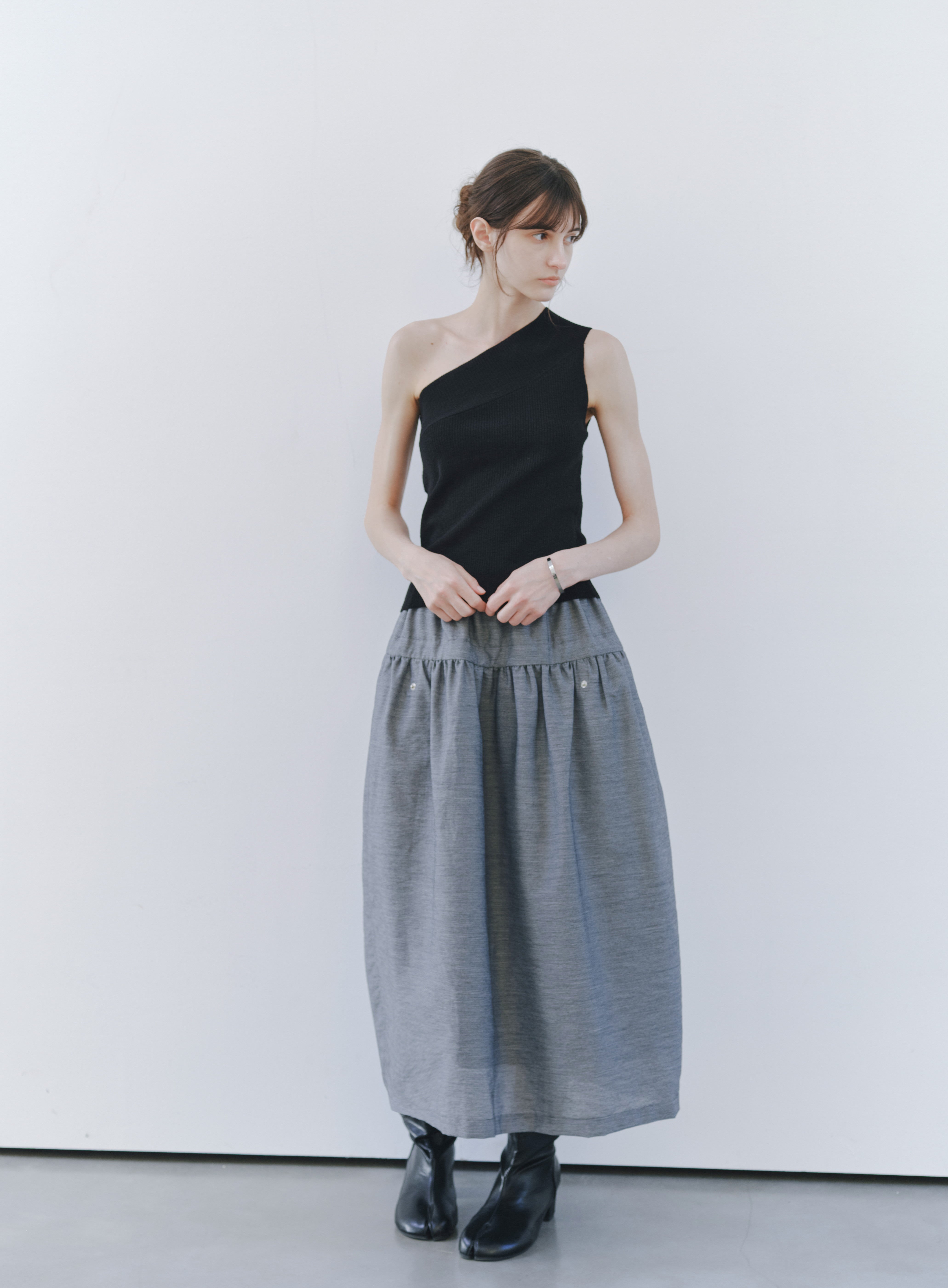 SOFT BALLOON GATHER SKIRT / ソフトバルーンギャザースカート