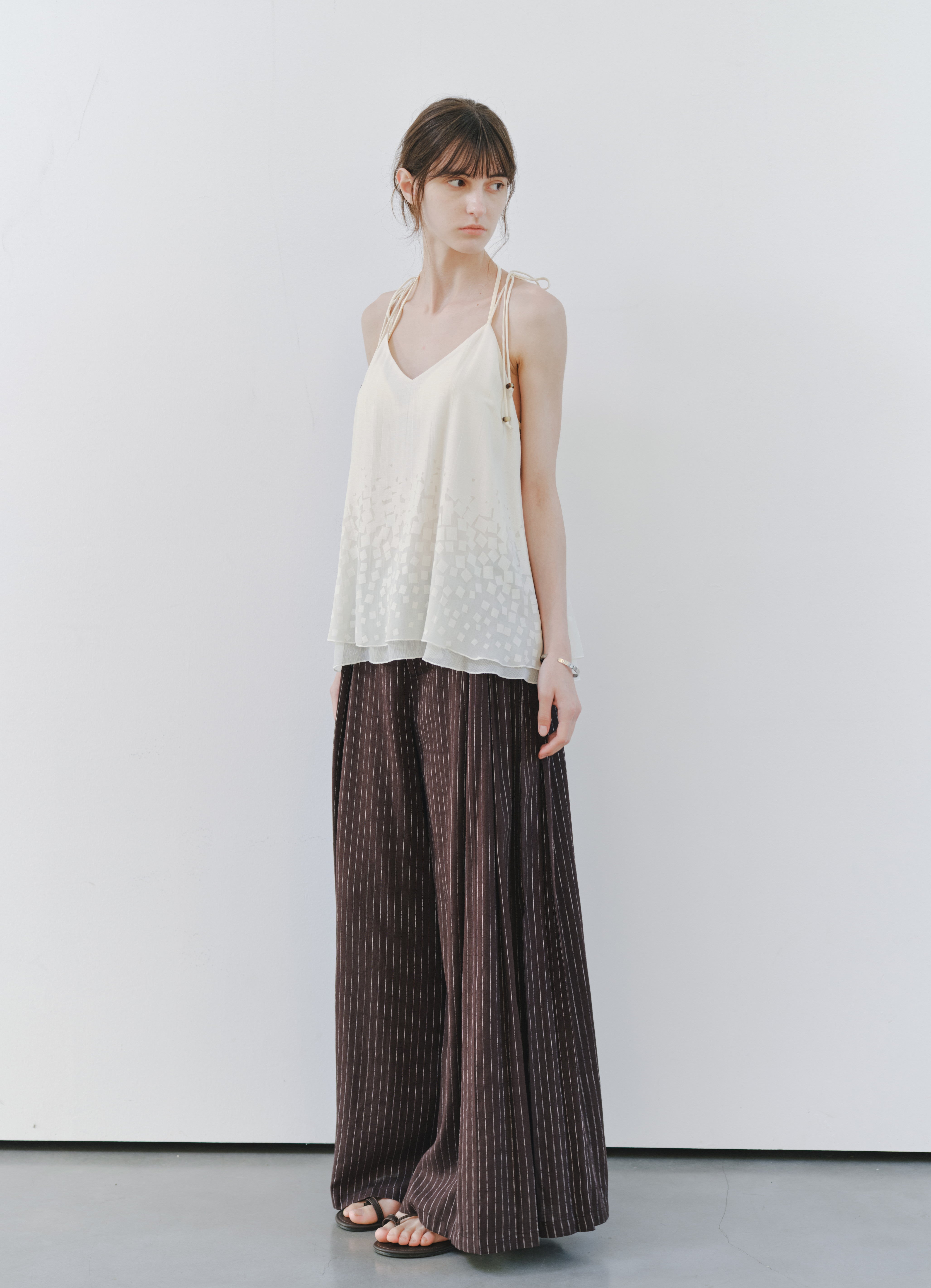 LAYERED FLARE CAMI TOP