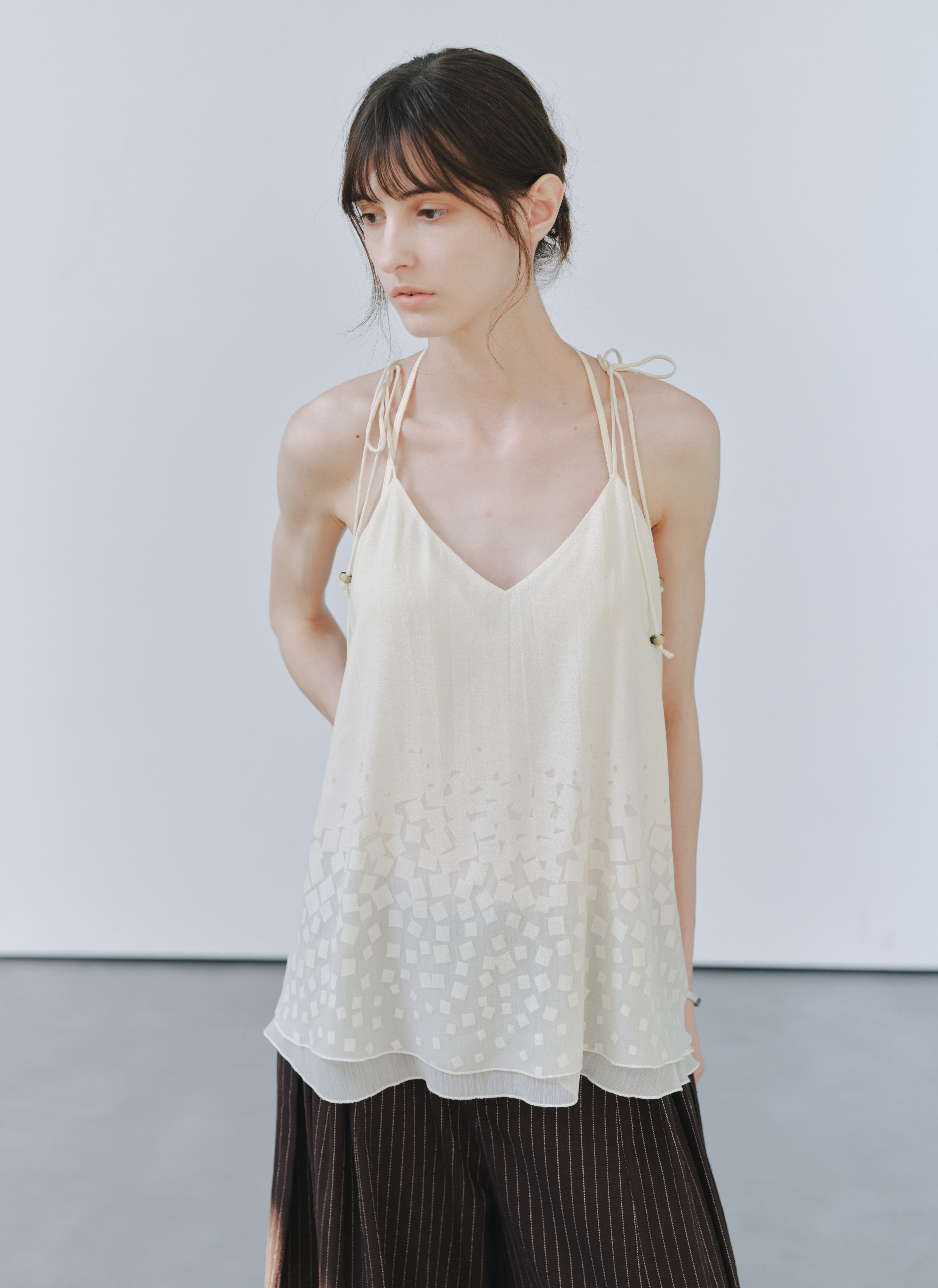 LAYERED FLARE CAMI TOP