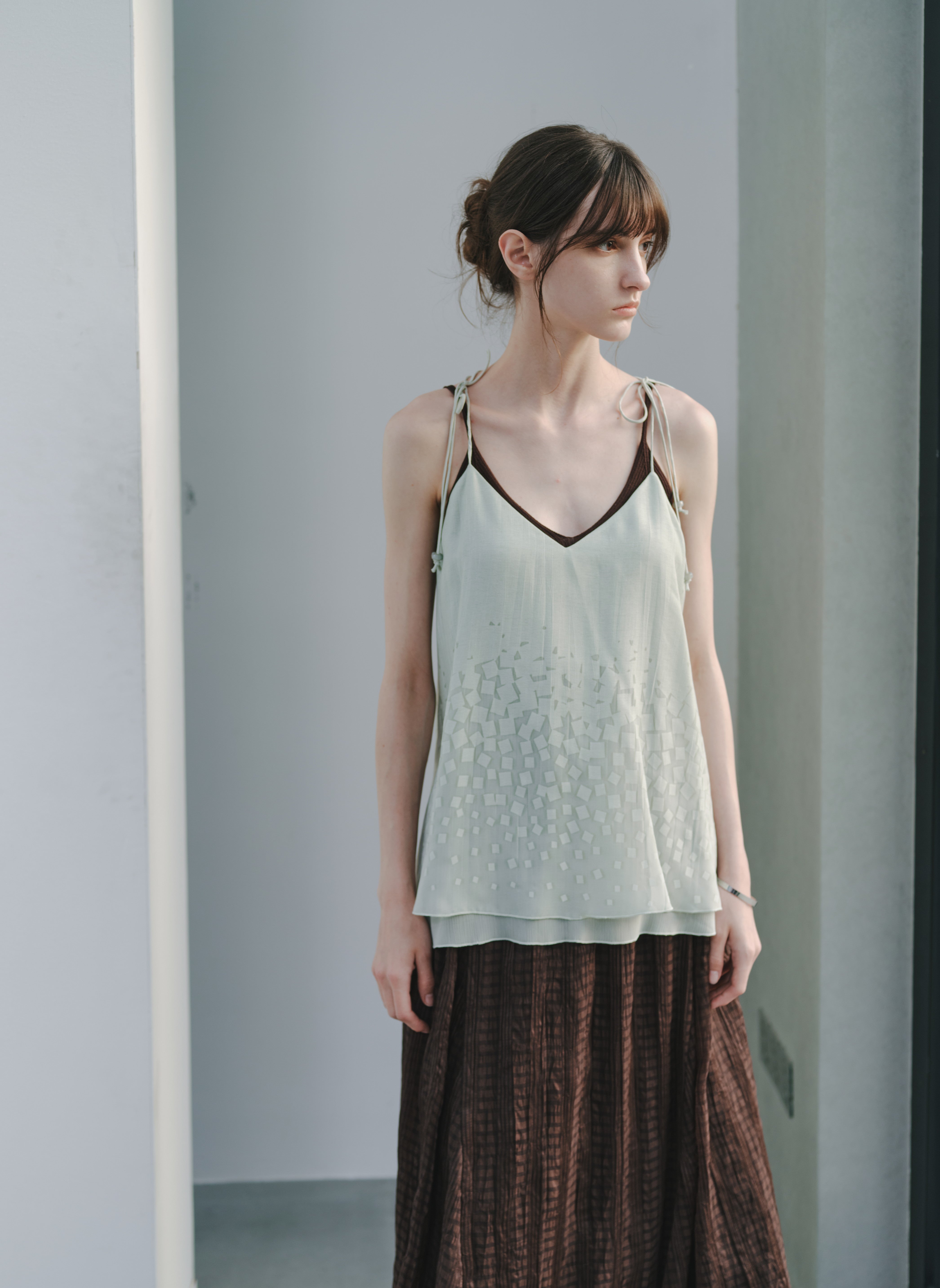 LAYERED FLARE CAMI TOP