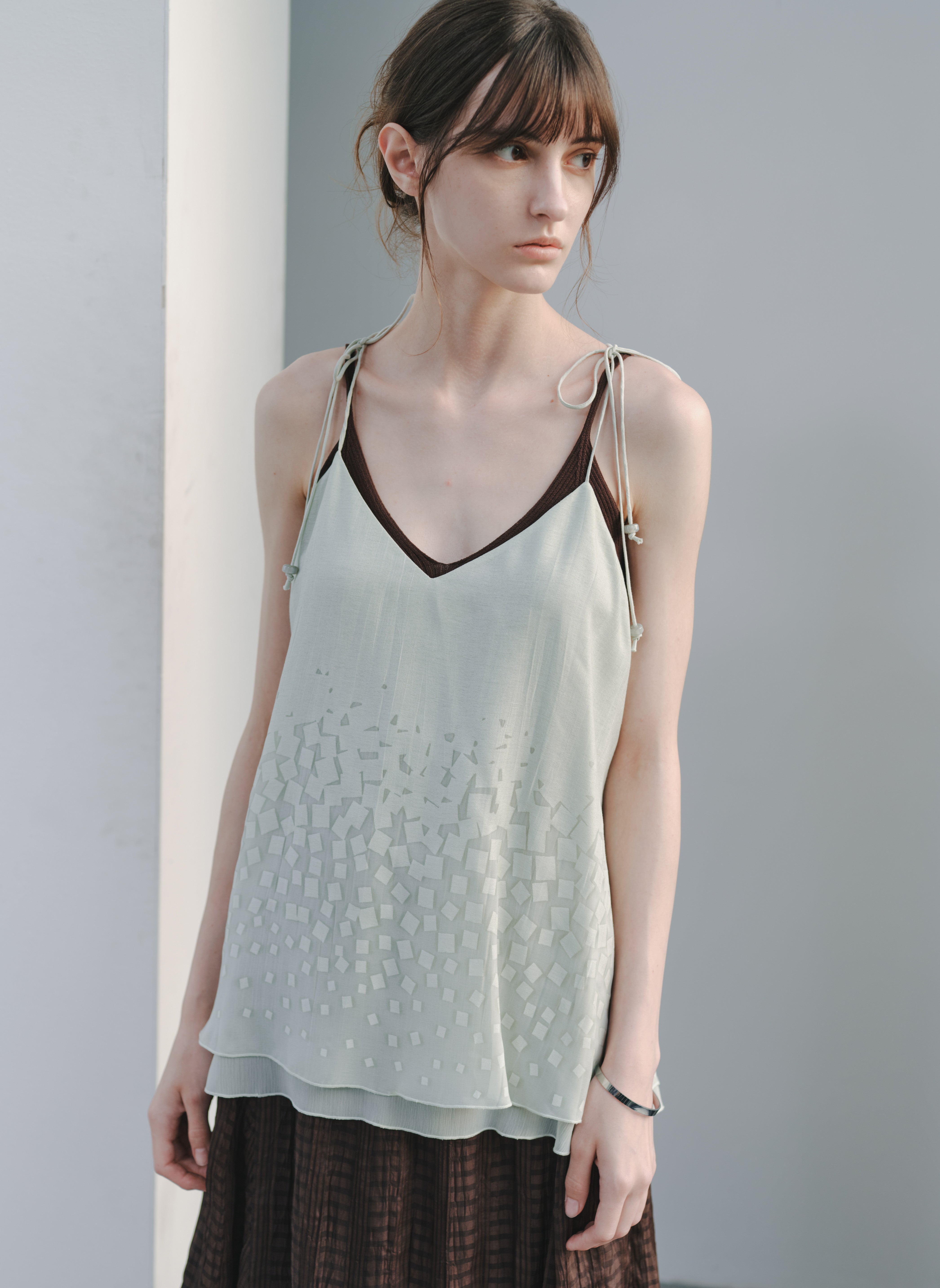 LAYERED FLARE CAMI TOP