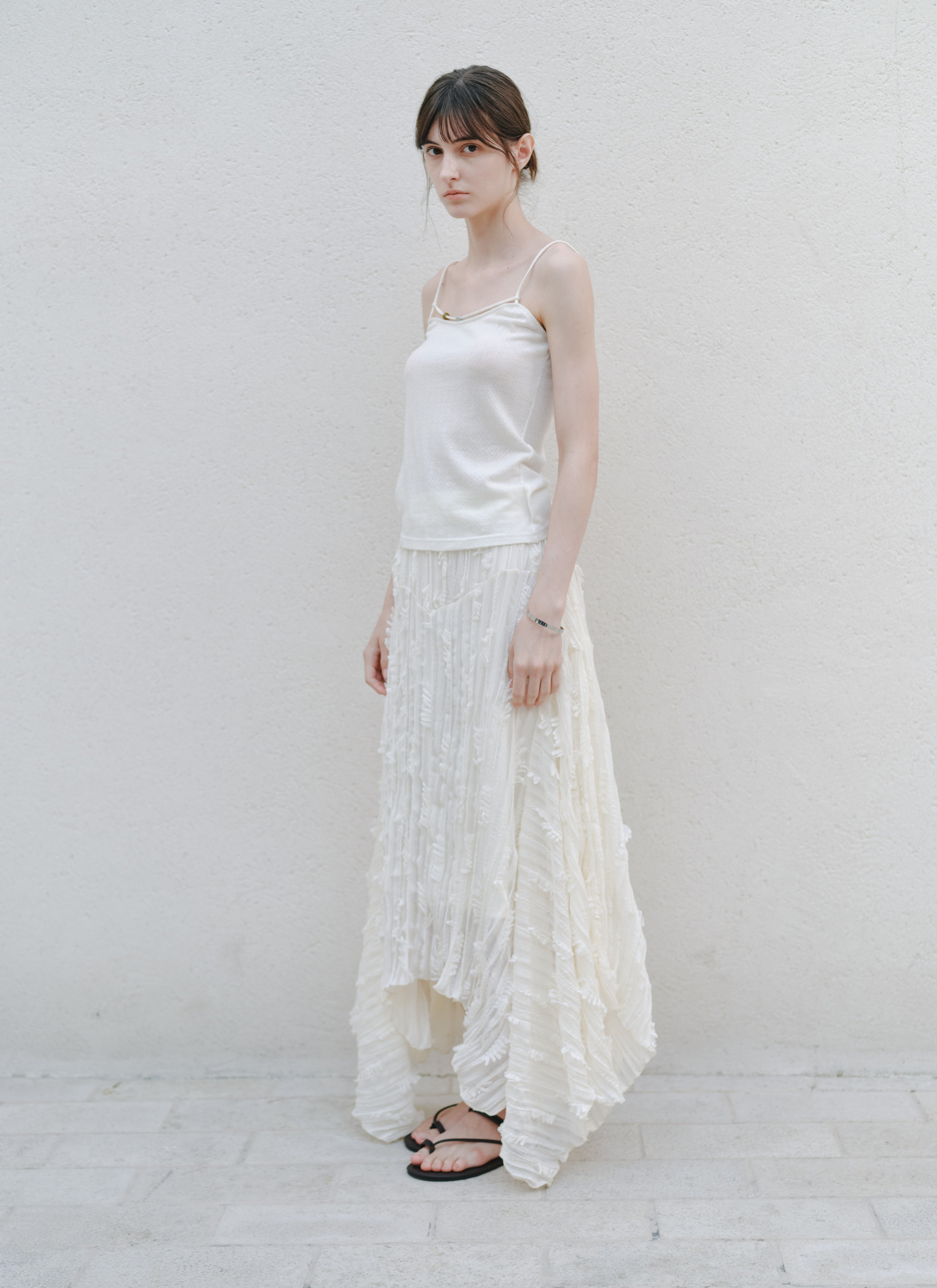 FEATHER TOUCH DESIGN SKIRT