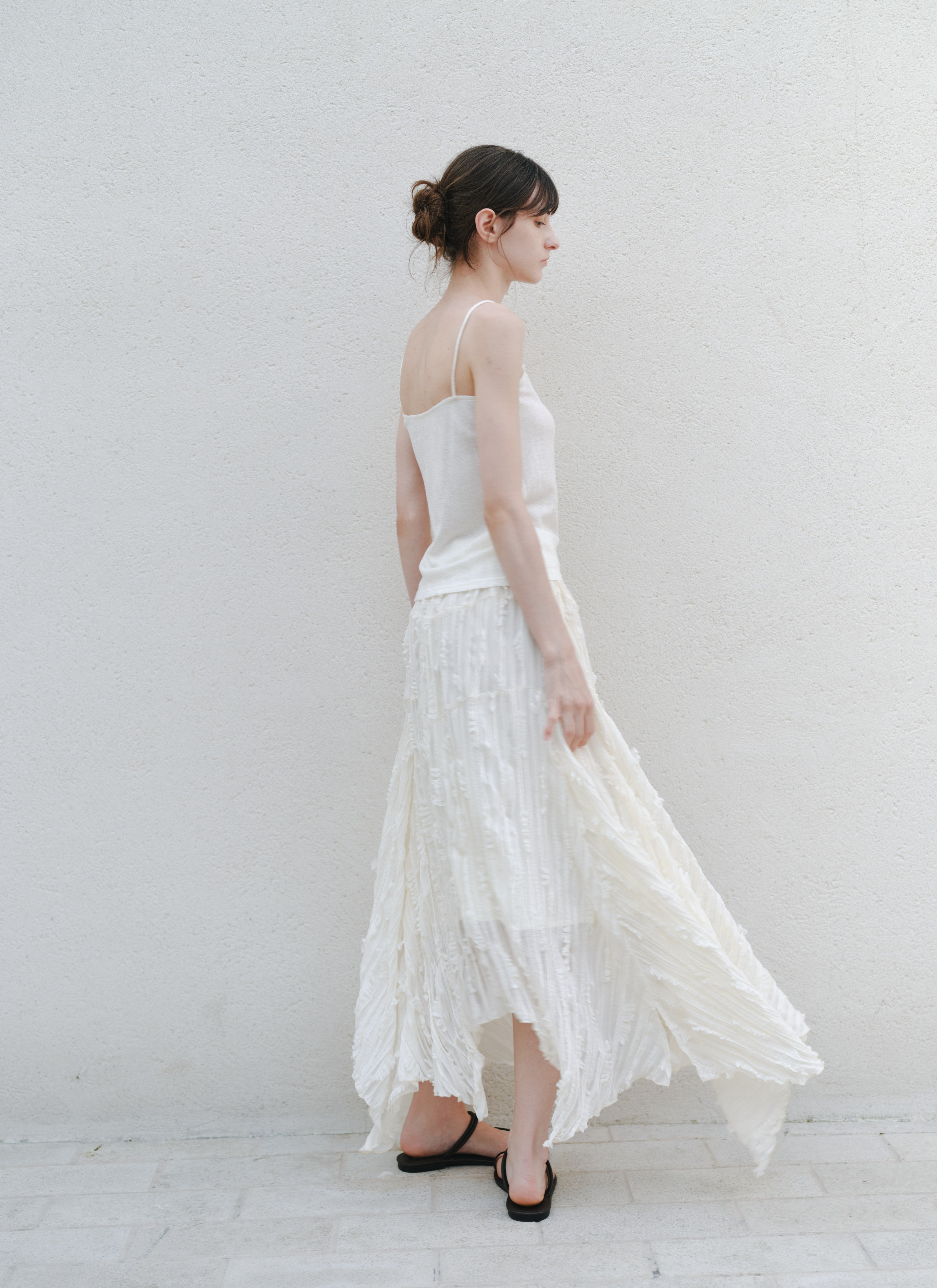 FEATHER TOUCH DESIGN SKIRT