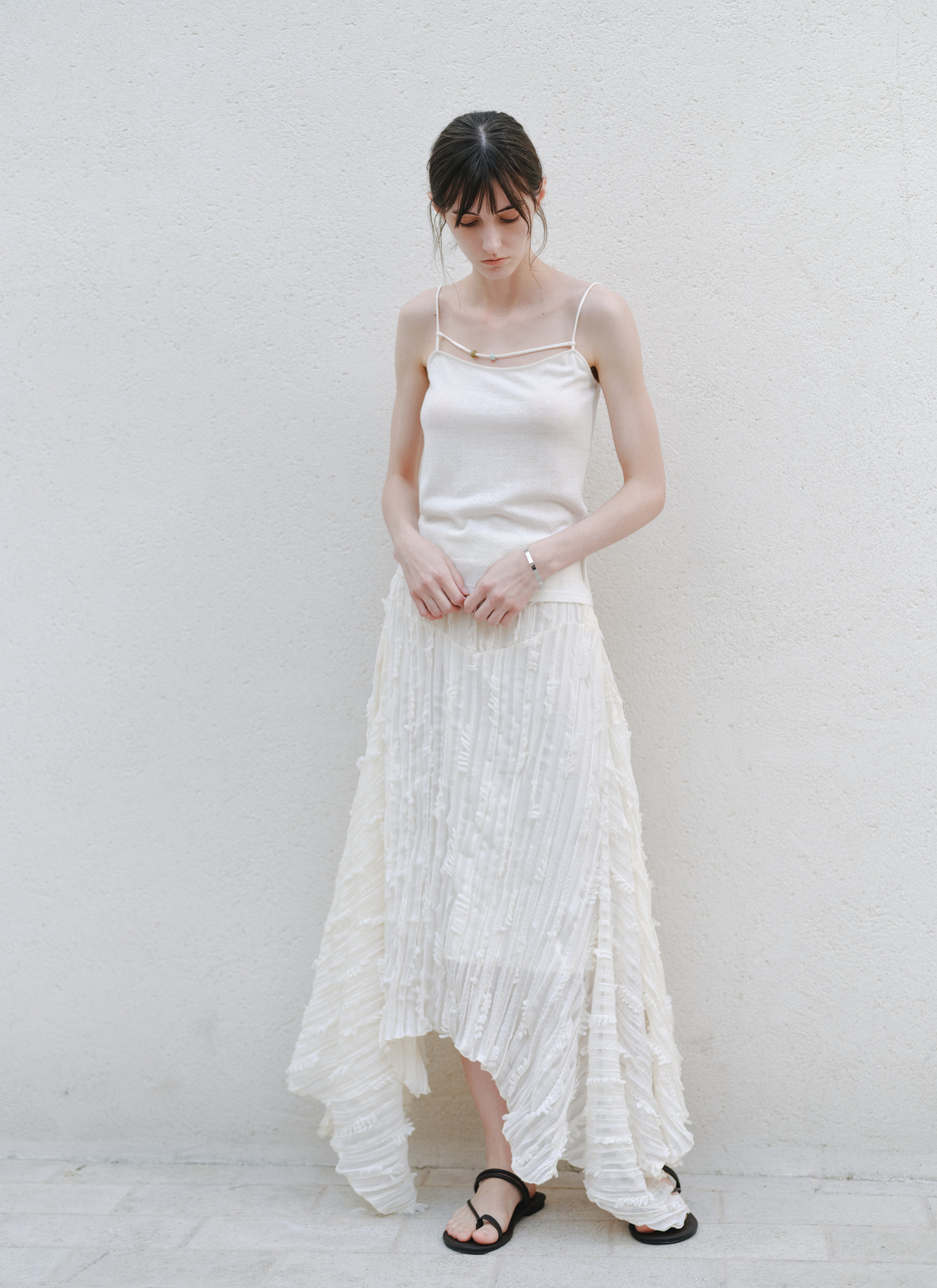 FEATHER TOUCH DESIGN SKIRT