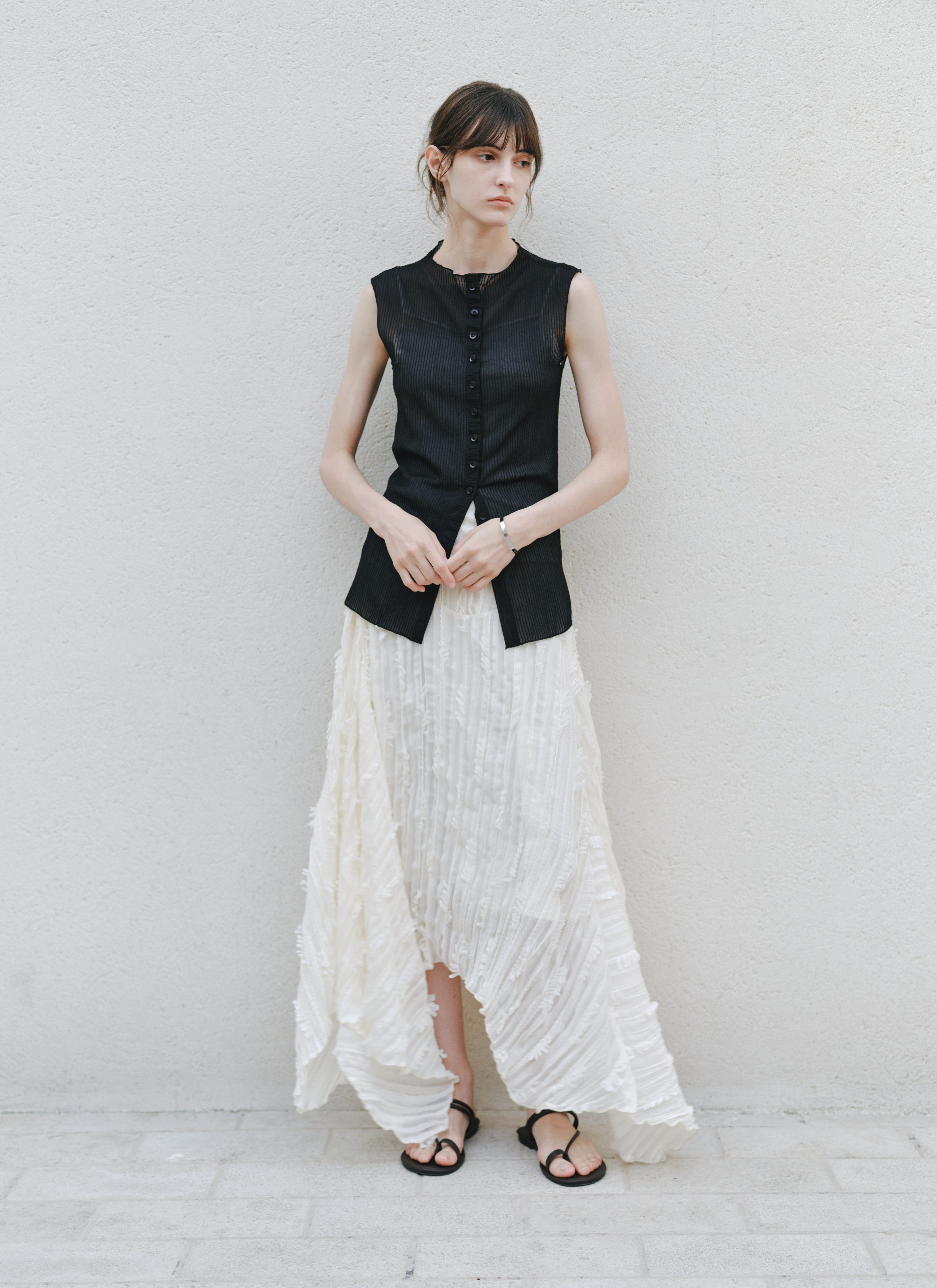 FEATHER TOUCH DESIGN SKIRT