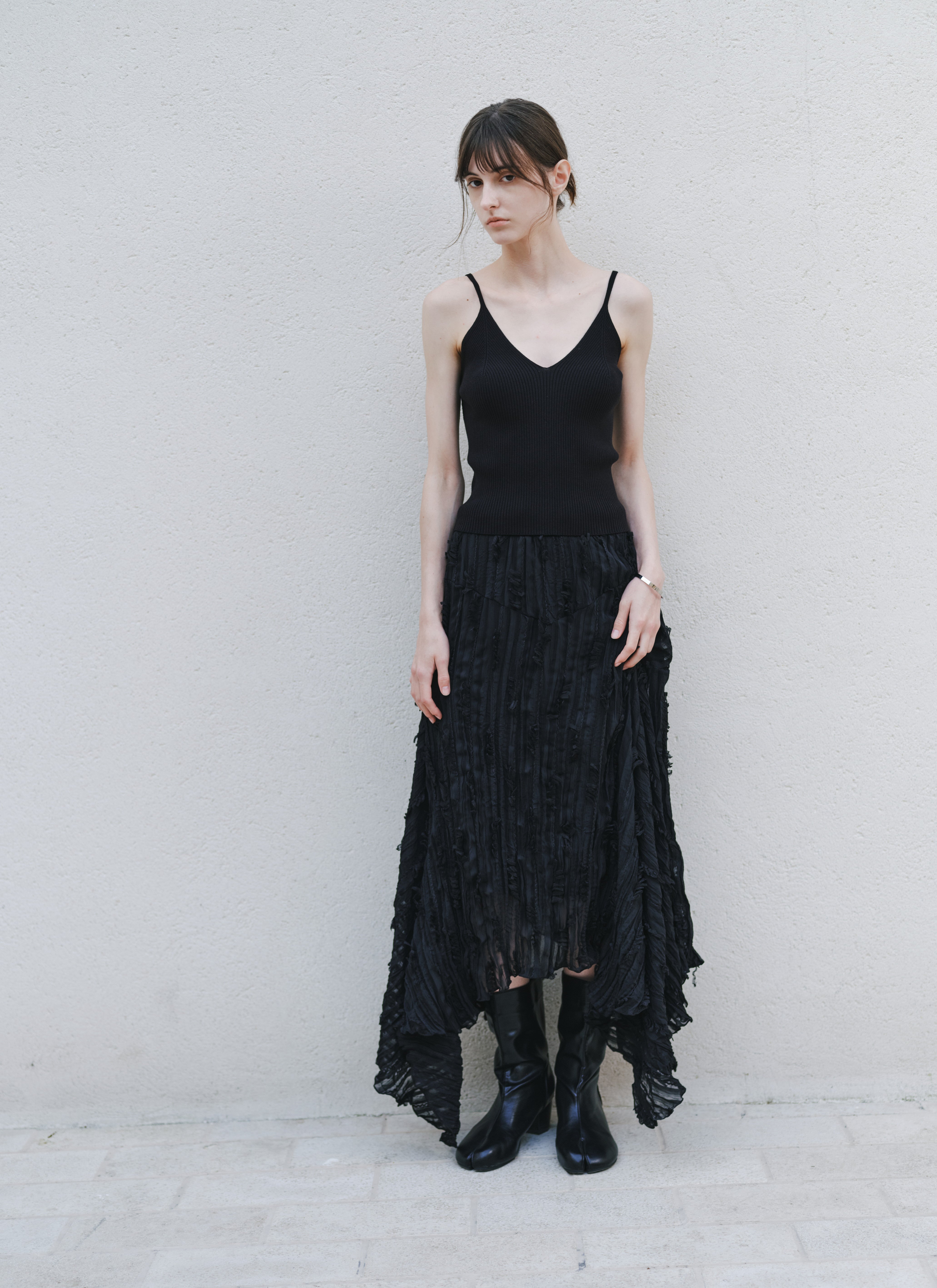 FEATHER TOUCH DESIGN SKIRT