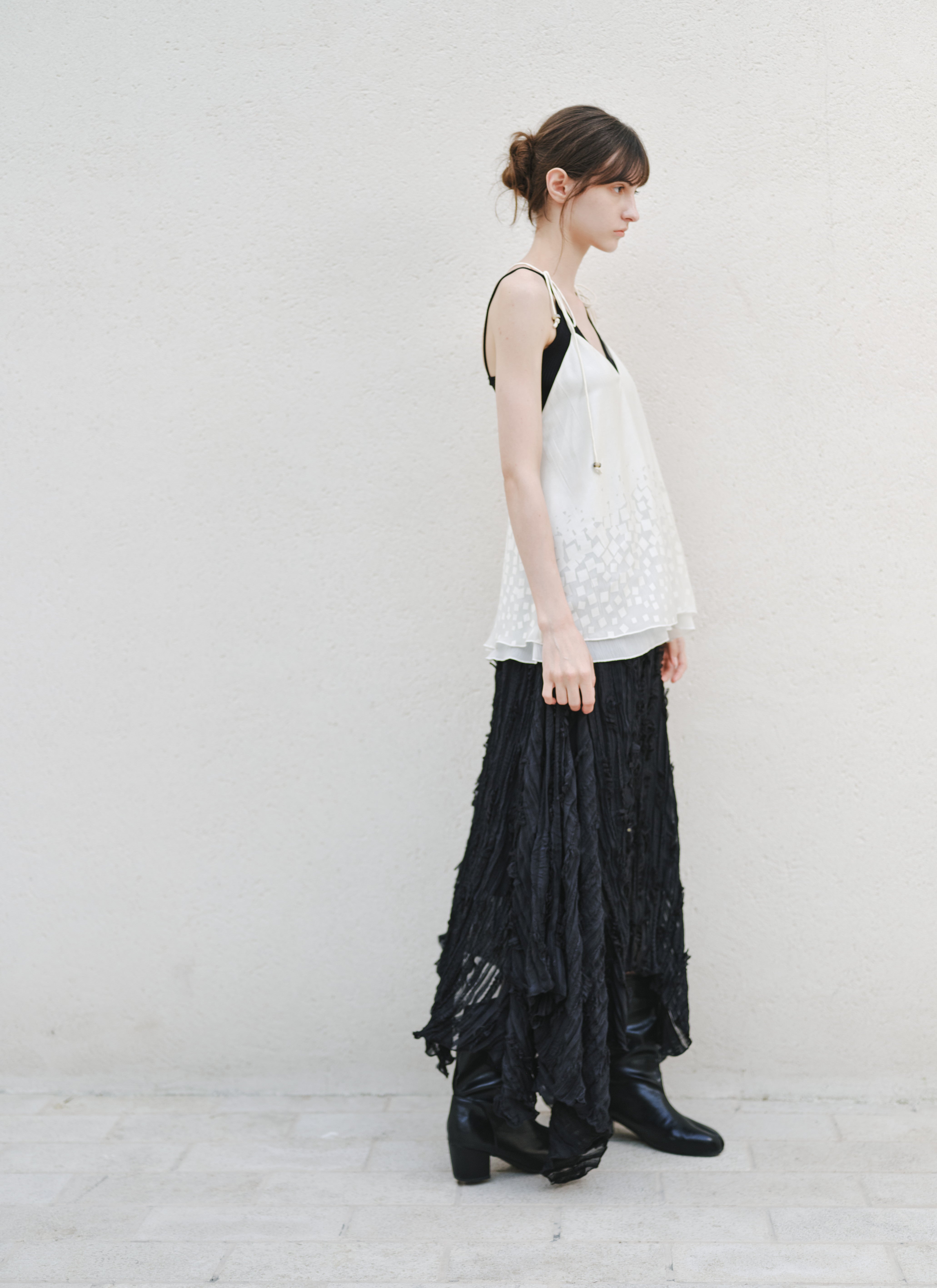 LAYERED FLARE CAMI TOP