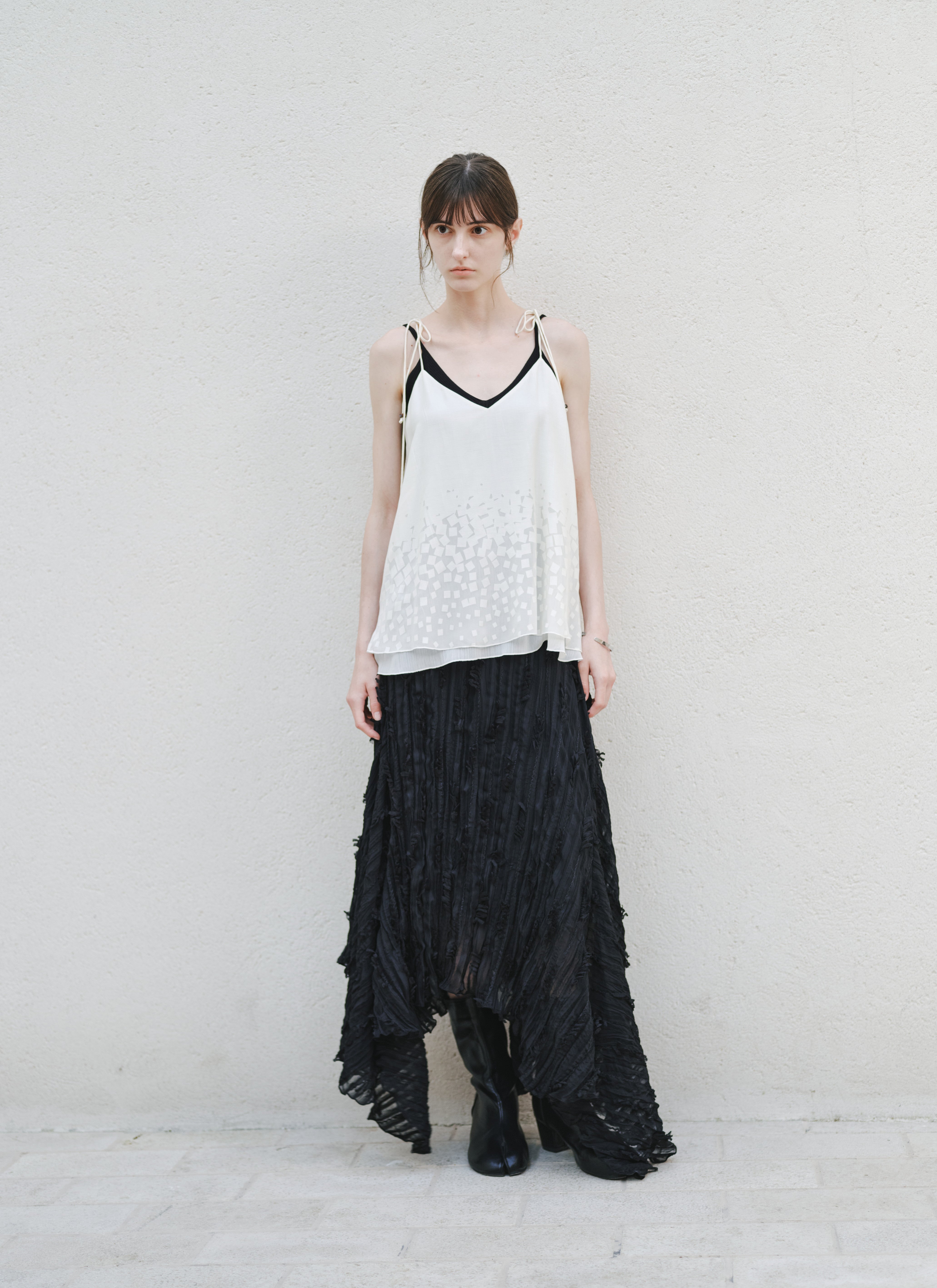 LAYERED FLARE CAMI TOP