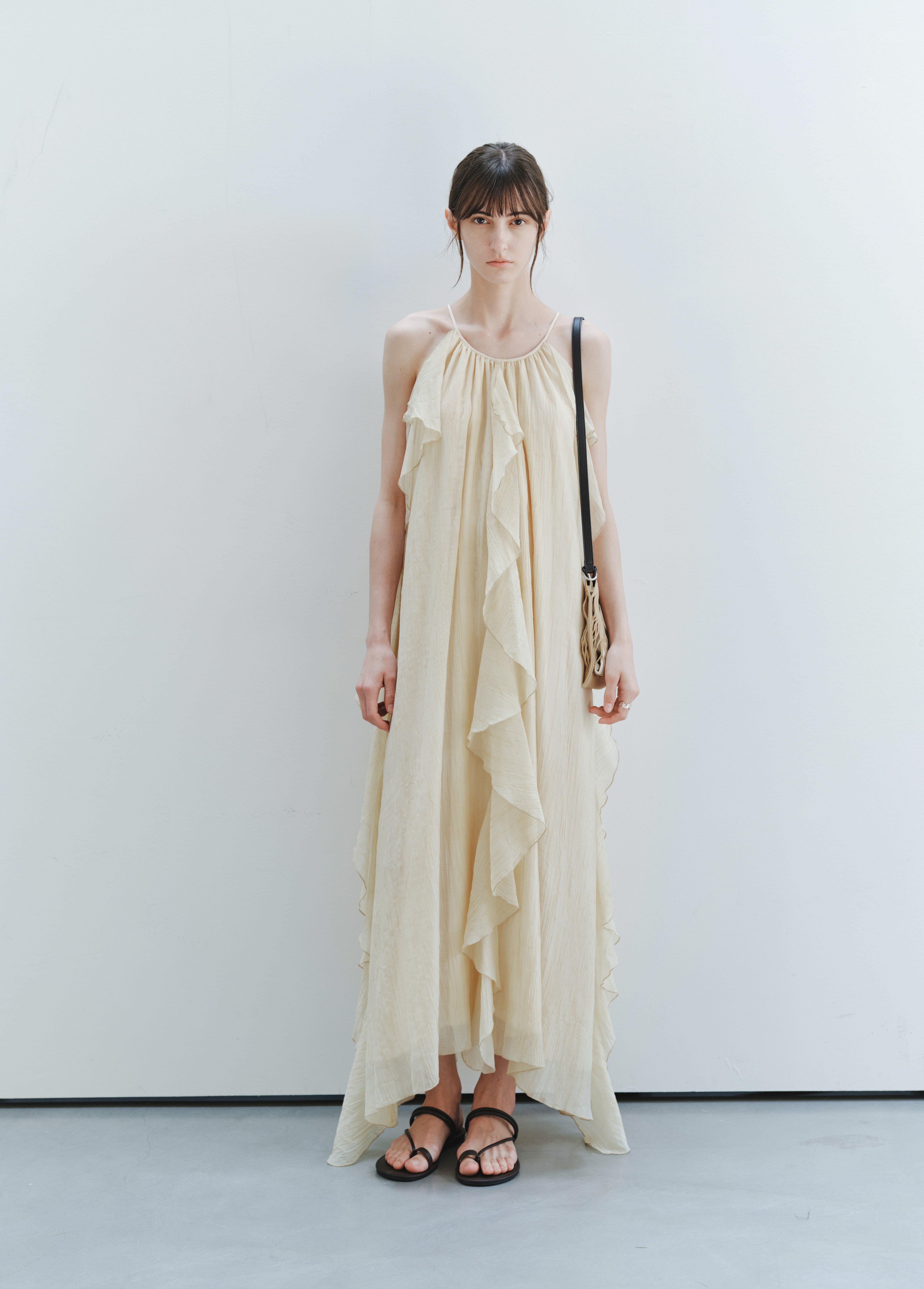 ROMANTIC SHEER FRILL DRESS