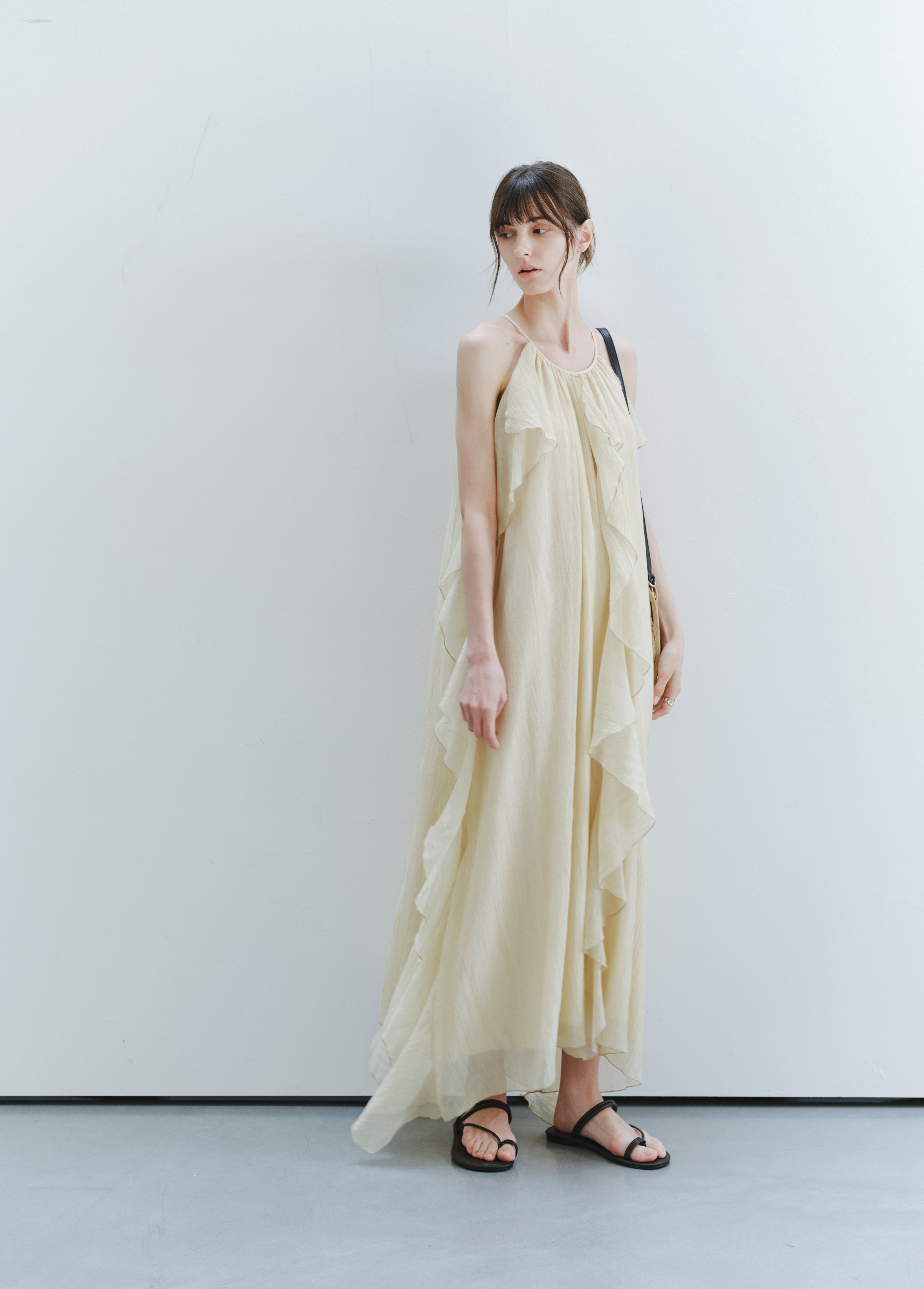 ROMANTIC SHEER FRILL DRESS