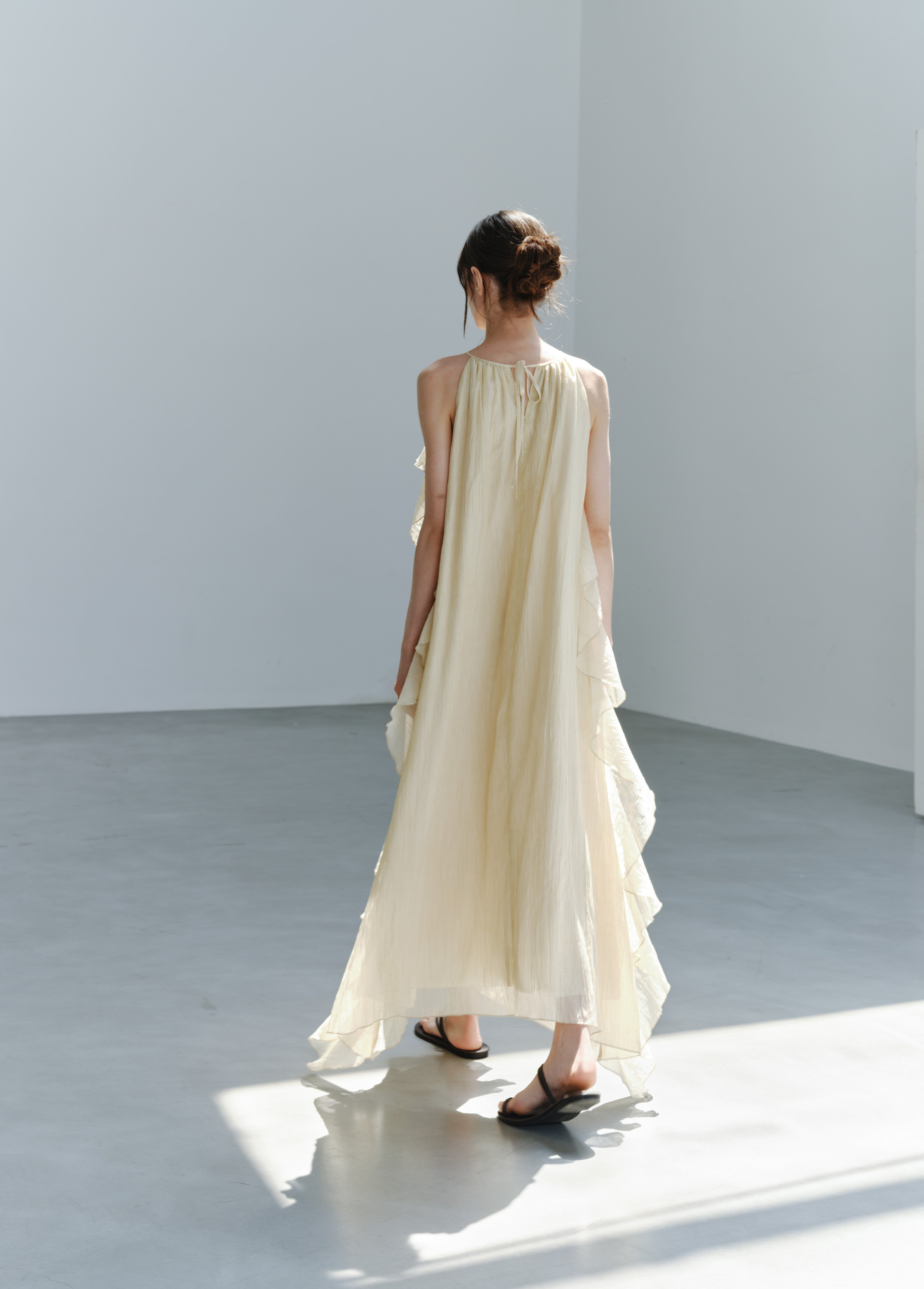 ROMANTIC SHEER FRILL DRESS