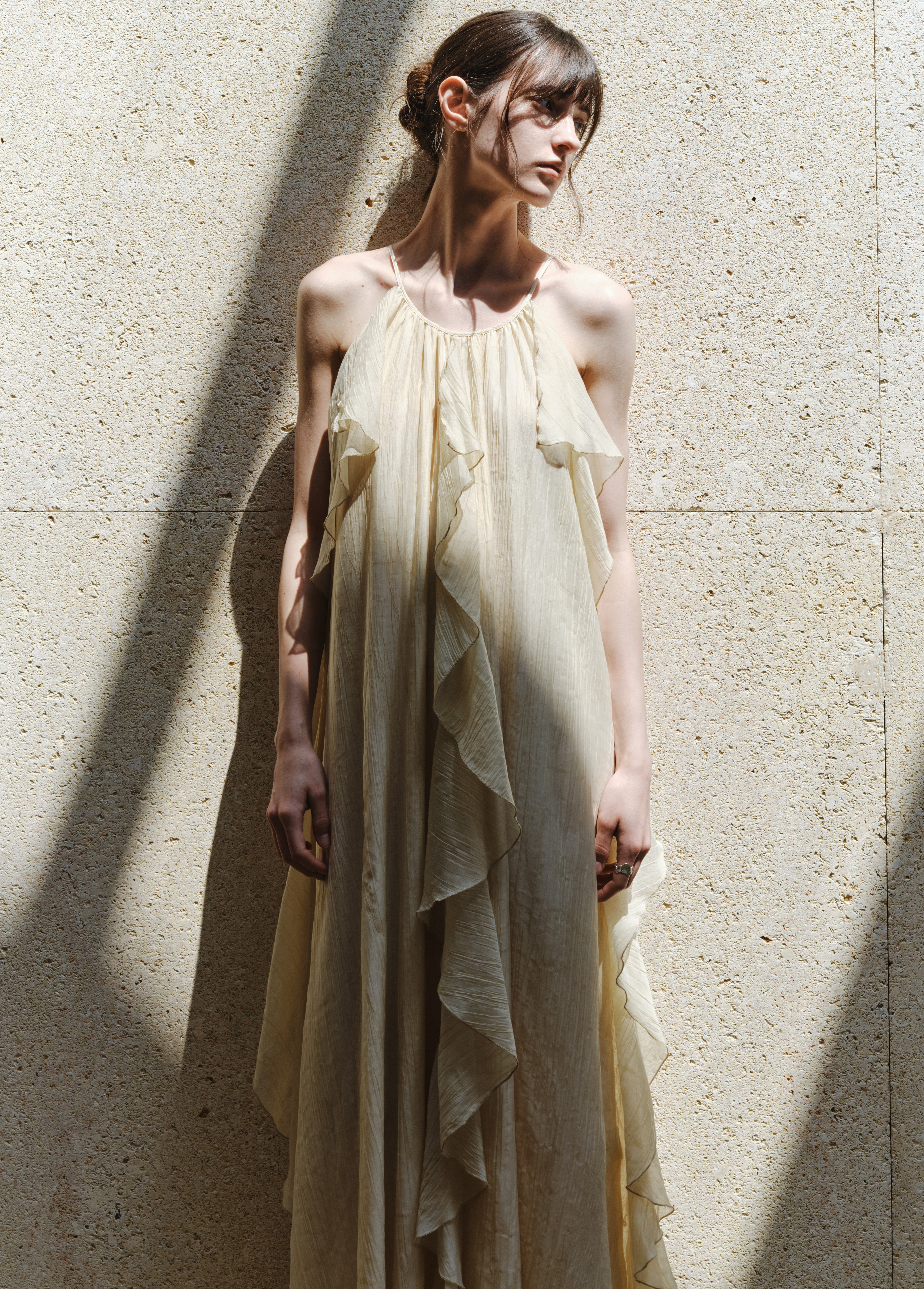 ROMANTIC SHEER FRILL DRESS