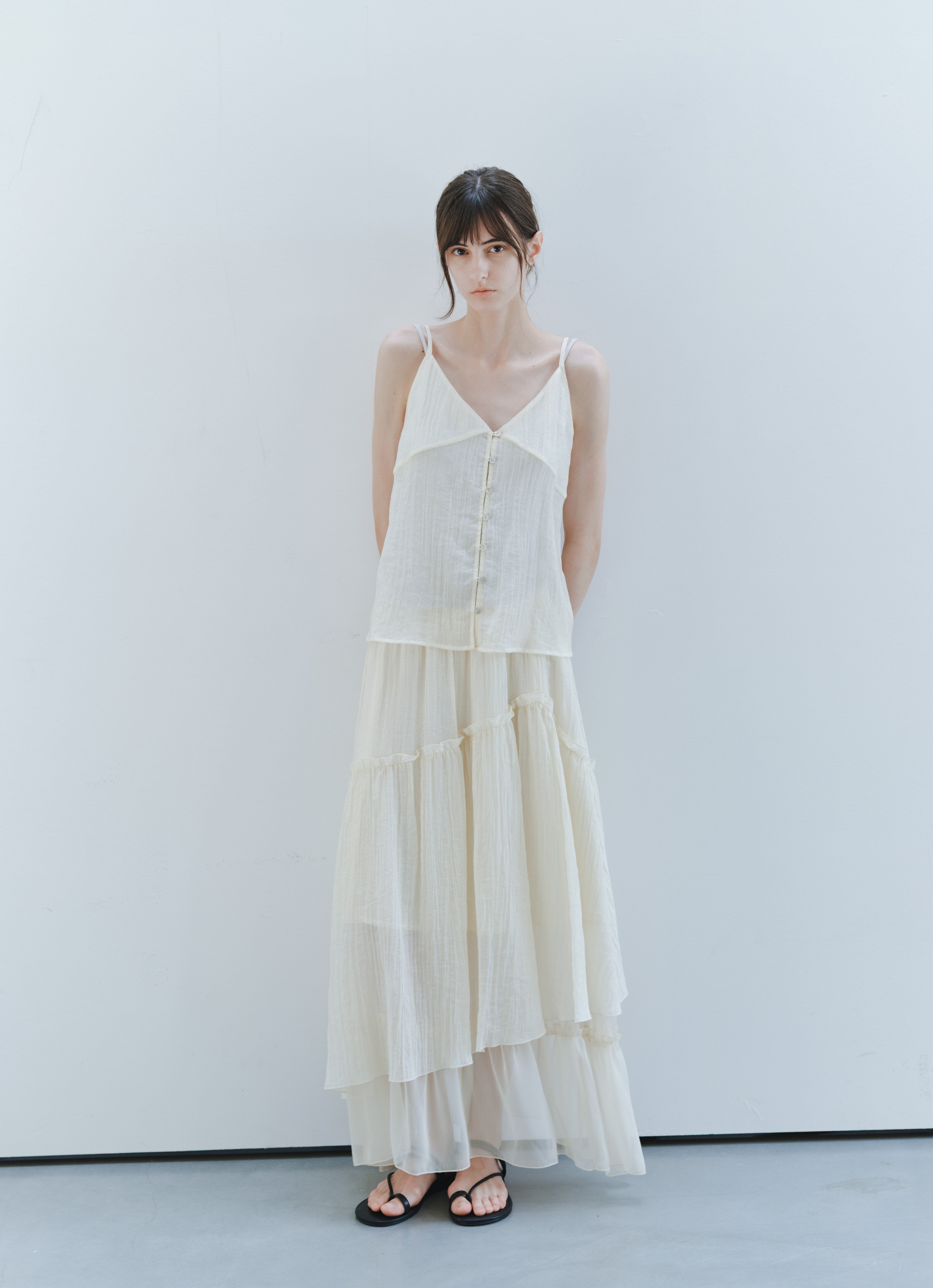 SHEER CREPE CAMI TOP