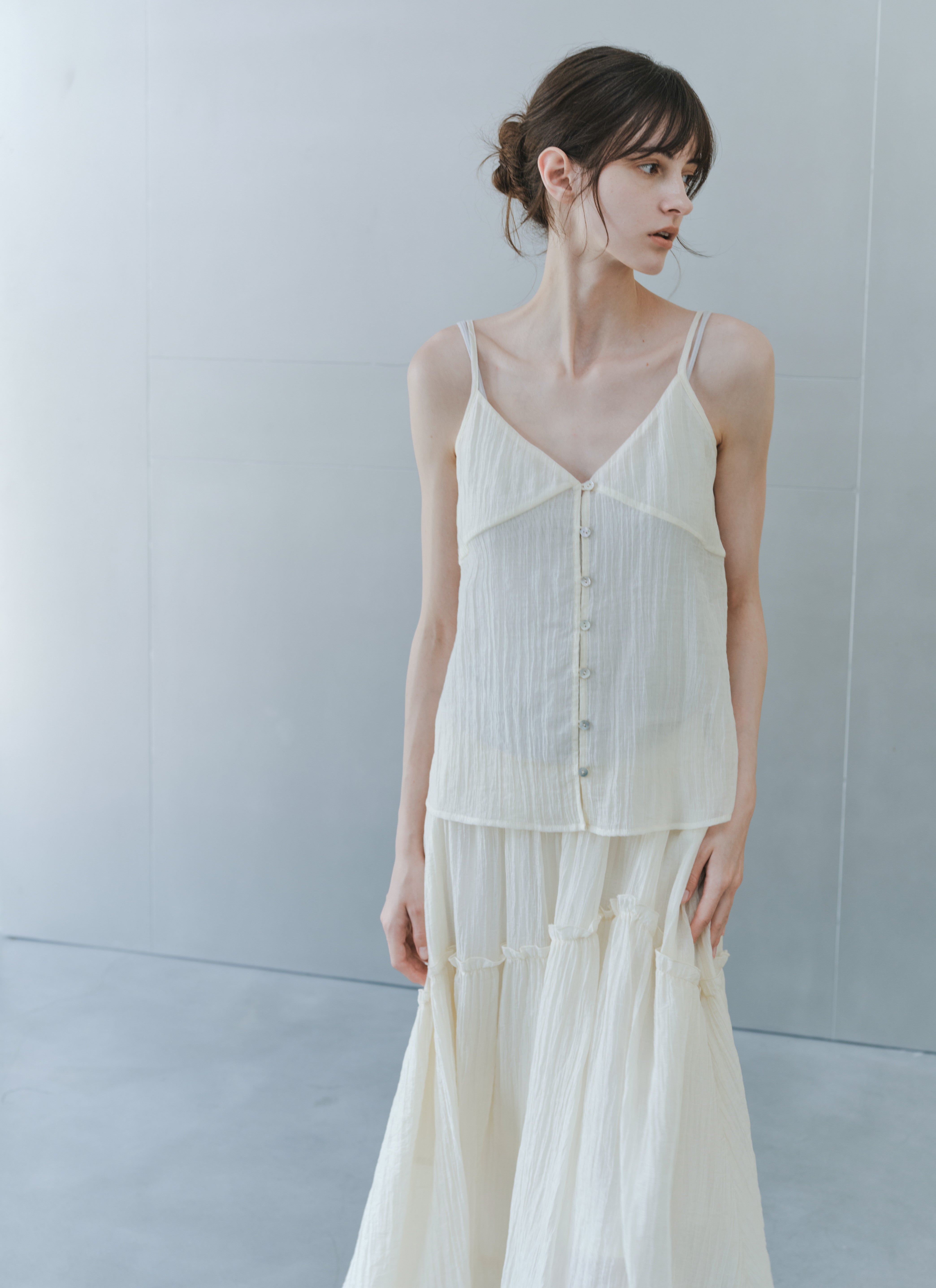 SHEER CREPE CAMI TOP